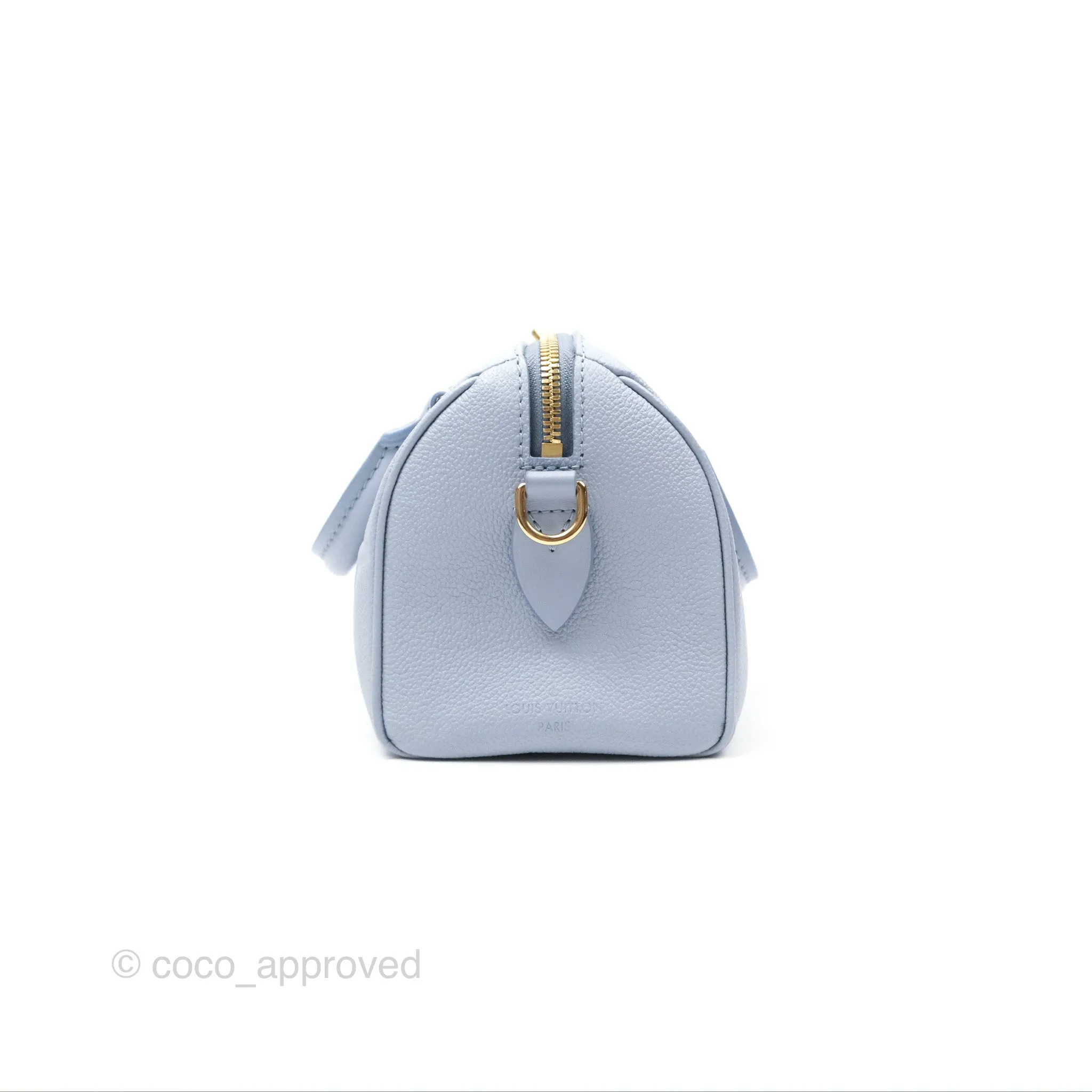 Louis Vuitton Speedy Bandoulire 20 Monogram Empreinte Leather Blue Hour