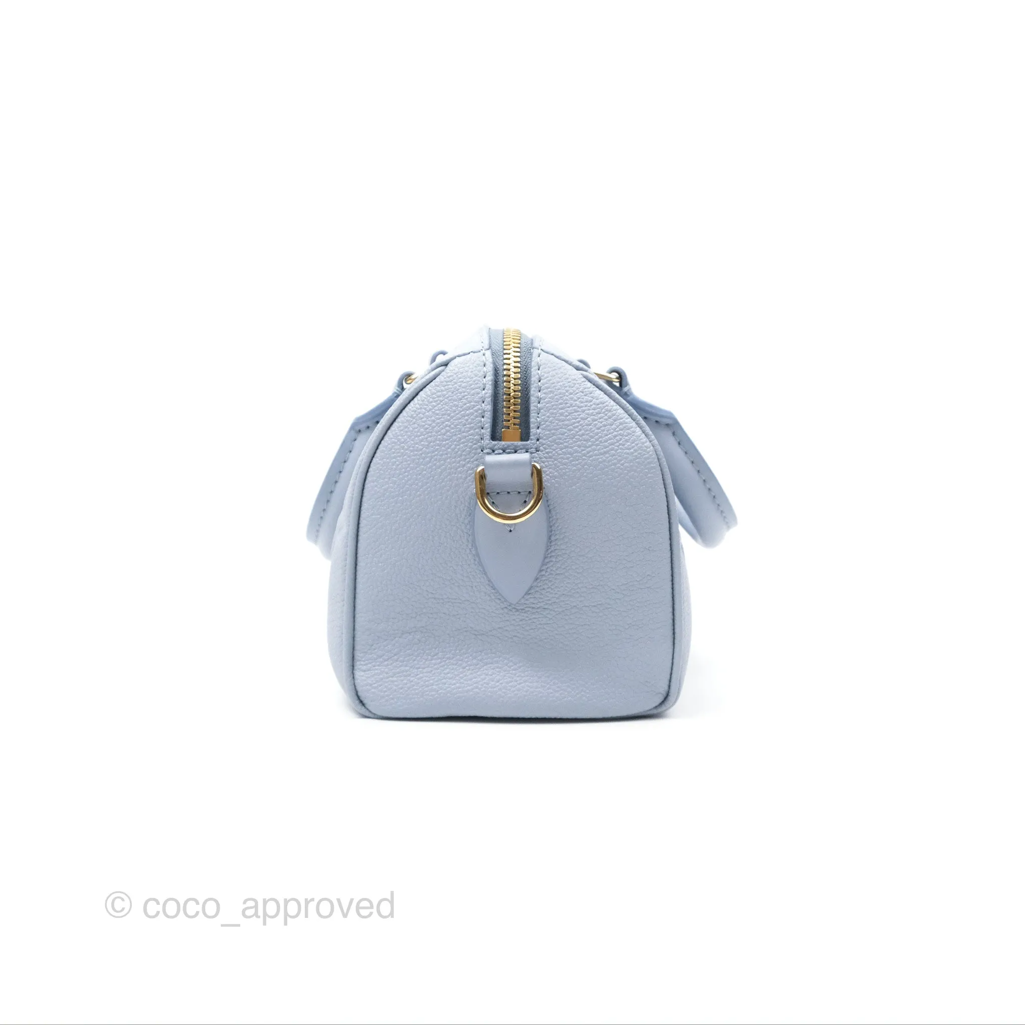 Louis Vuitton Speedy Bandoulire 20 Monogram Empreinte Leather Blue Hour