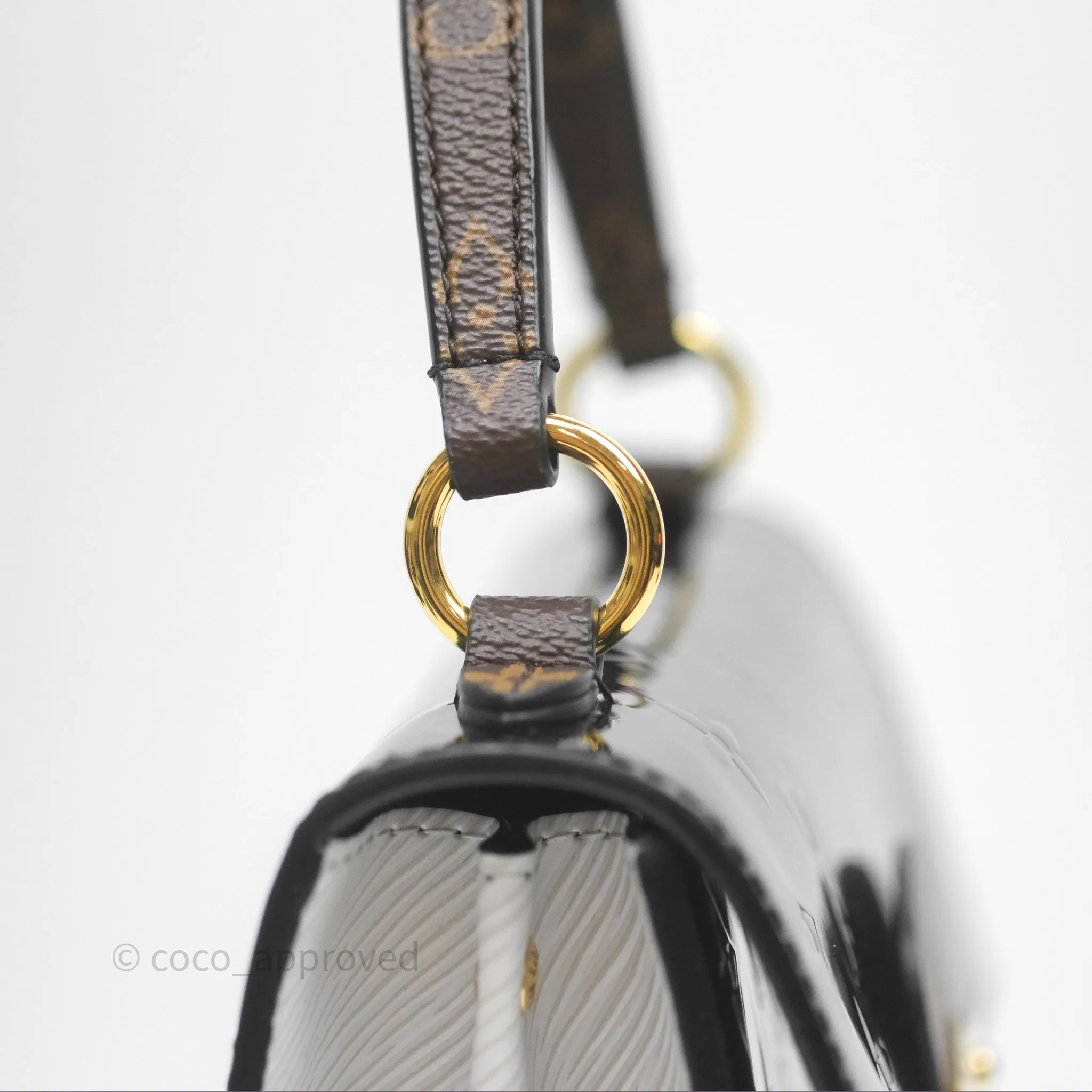 Louis Vuitton Spring Street Vernis Epi Monogram Black