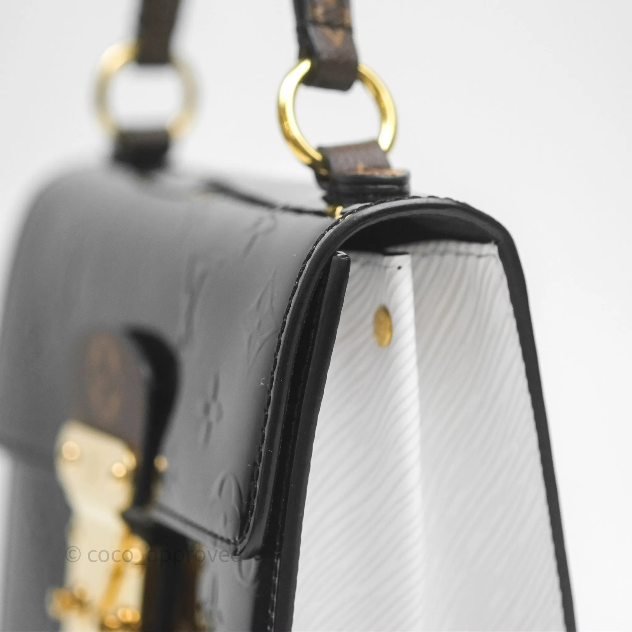 Louis Vuitton Spring Street Vernis Epi Monogram Black