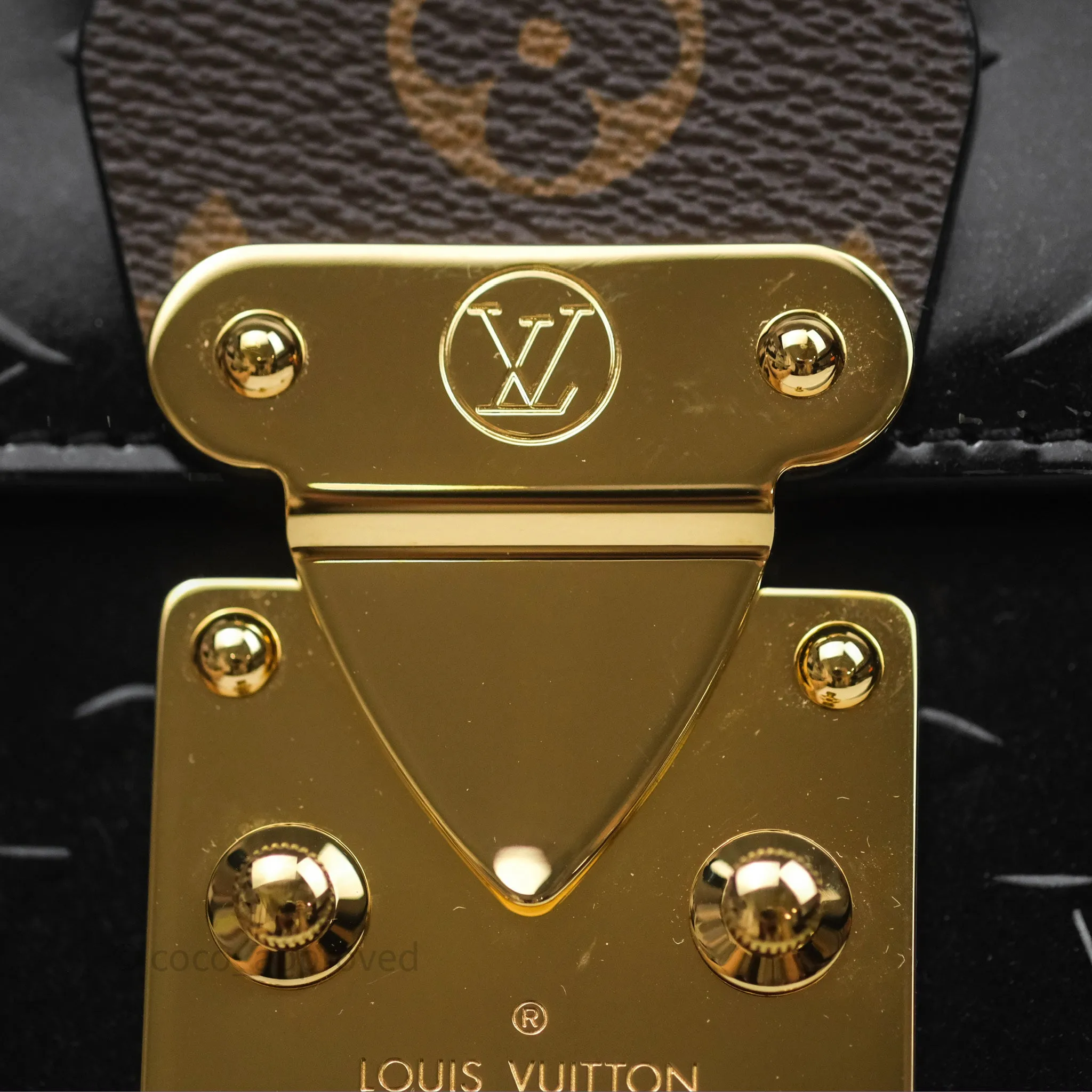 Louis Vuitton Spring Street Vernis Epi Monogram Black