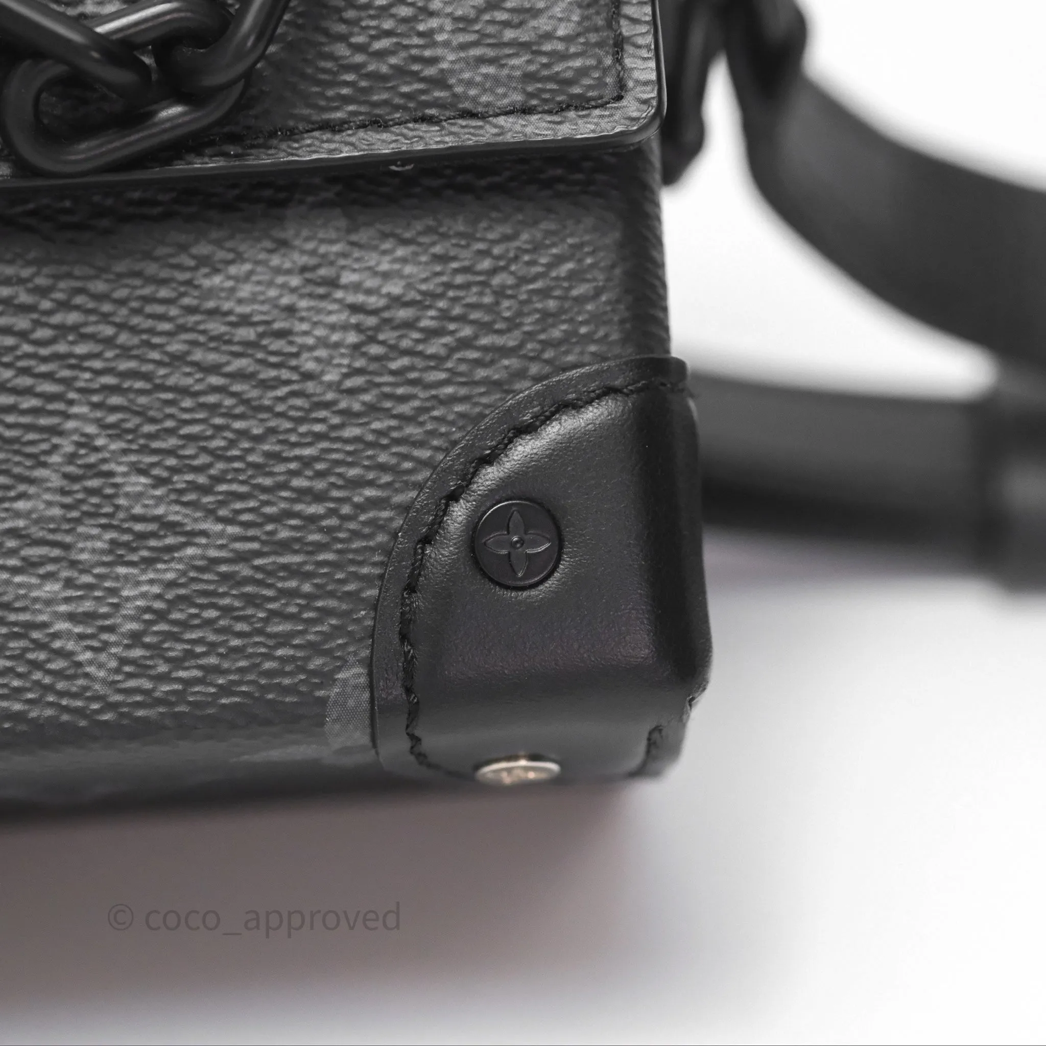 Louis Vuitton Steamer Wearable Wallet Monogram Eclipse Canvas