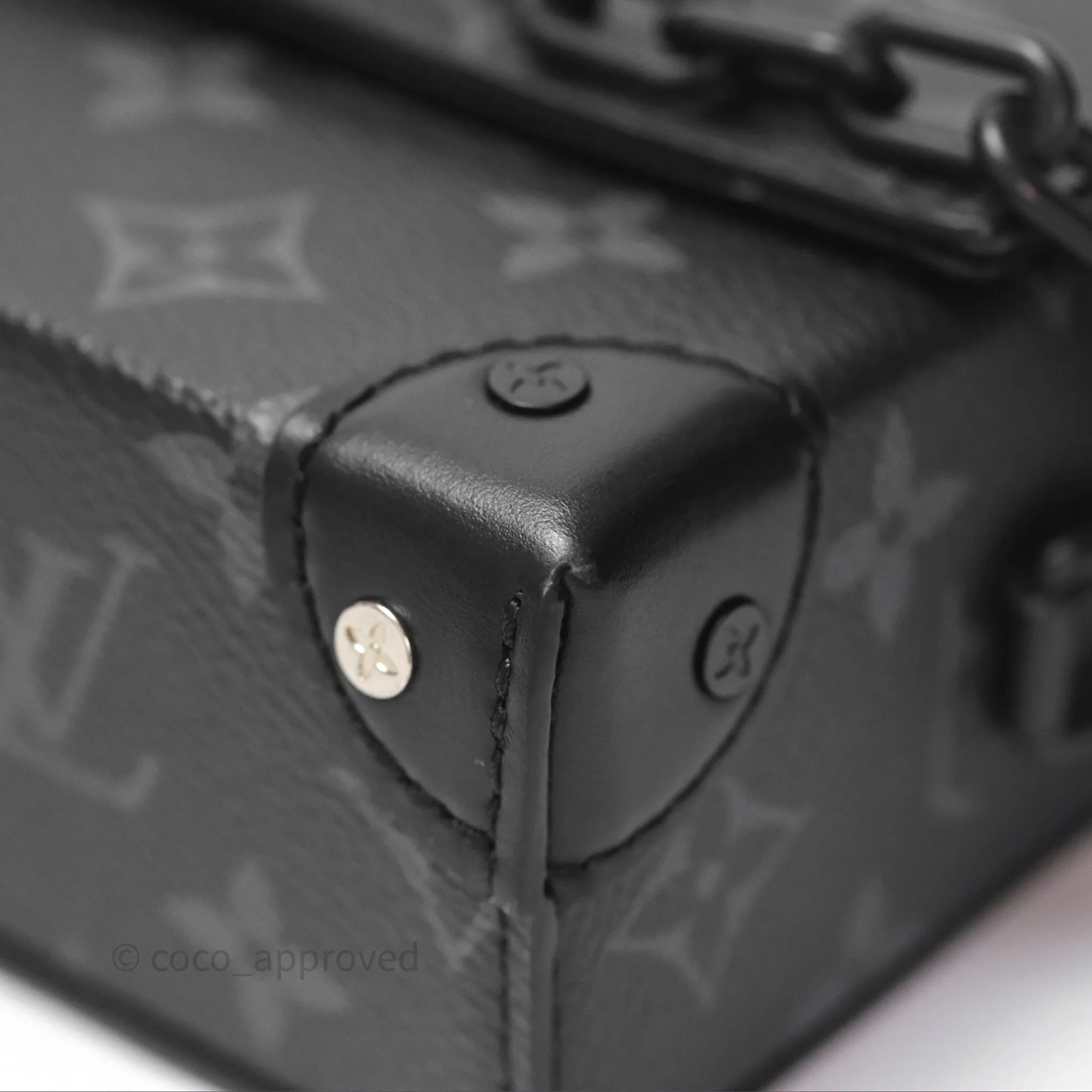 Louis Vuitton Steamer Wearable Wallet Monogram Eclipse Canvas