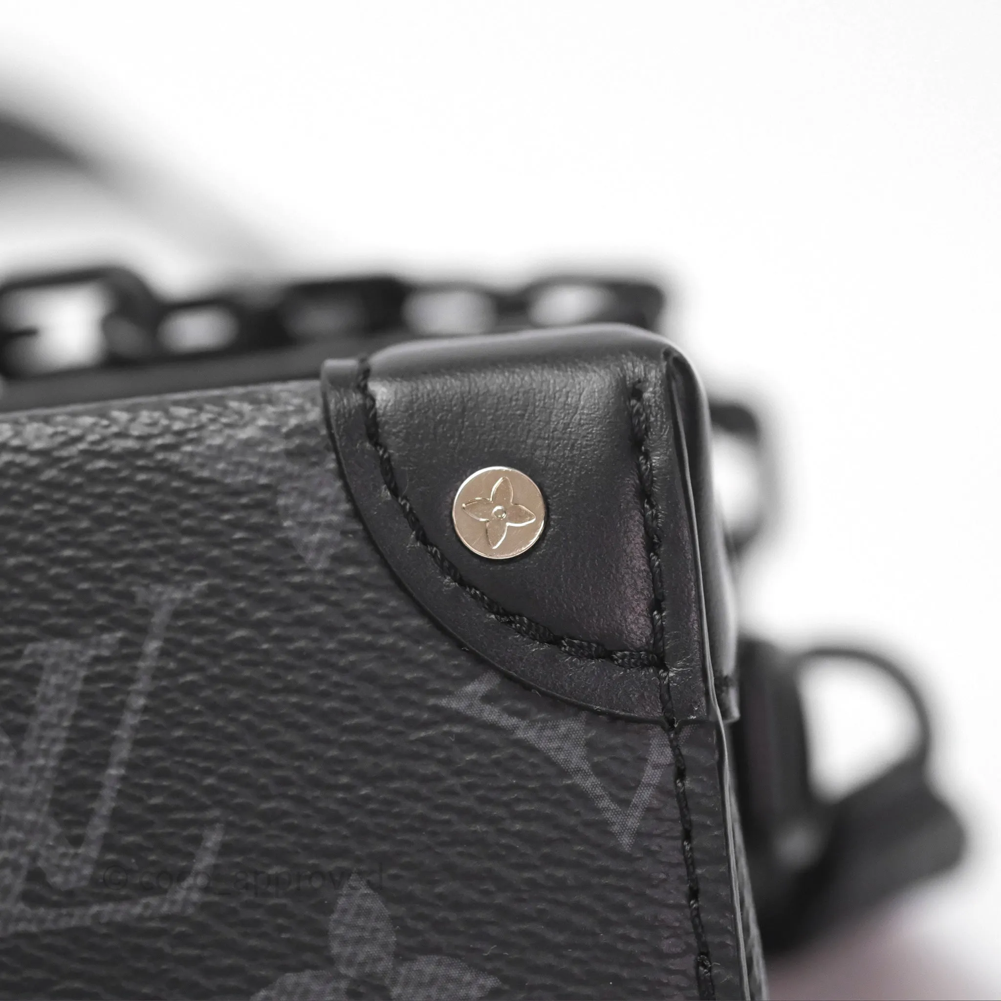 Louis Vuitton Steamer Wearable Wallet Monogram Eclipse Canvas