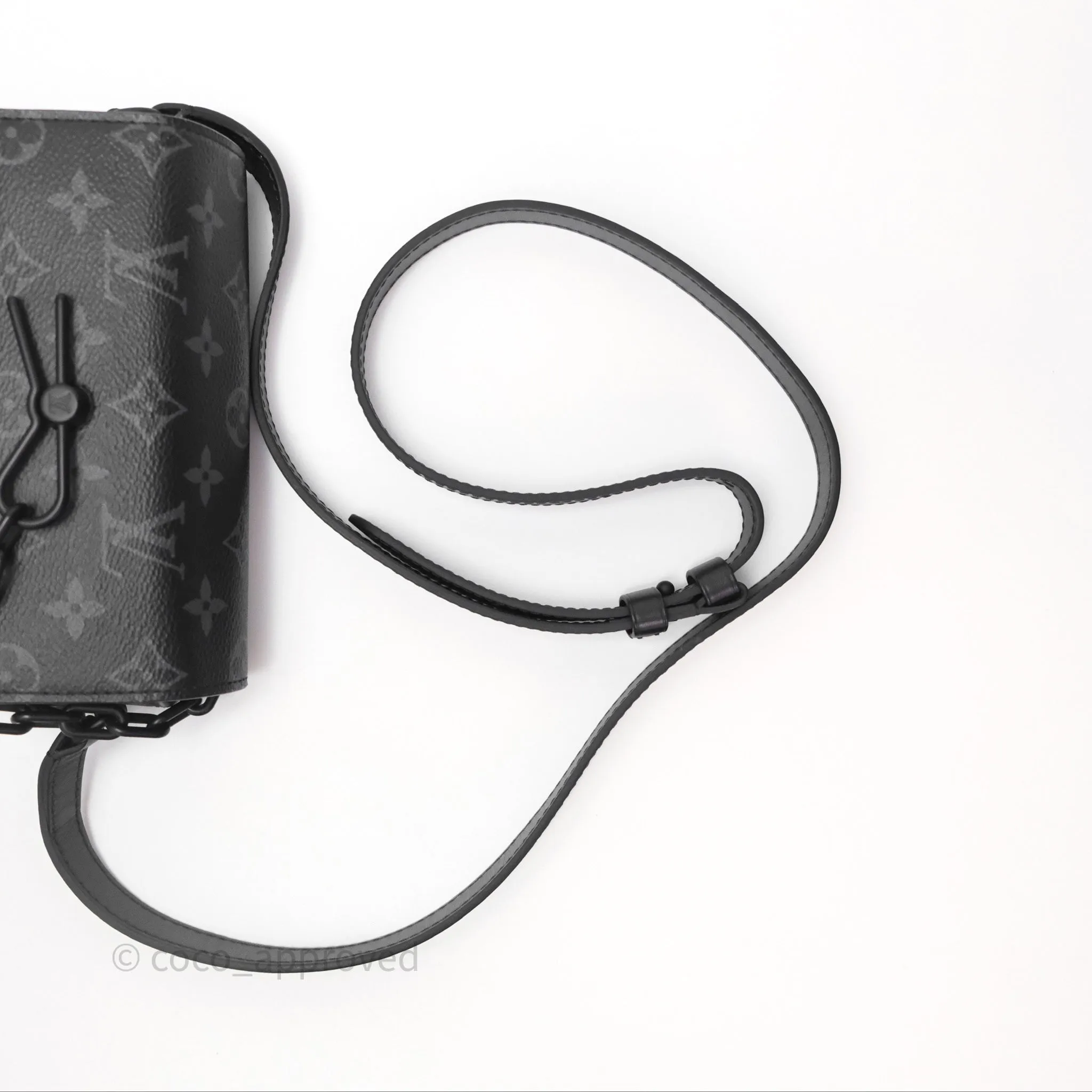 Louis Vuitton Steamer Wearable Wallet Monogram Eclipse Canvas