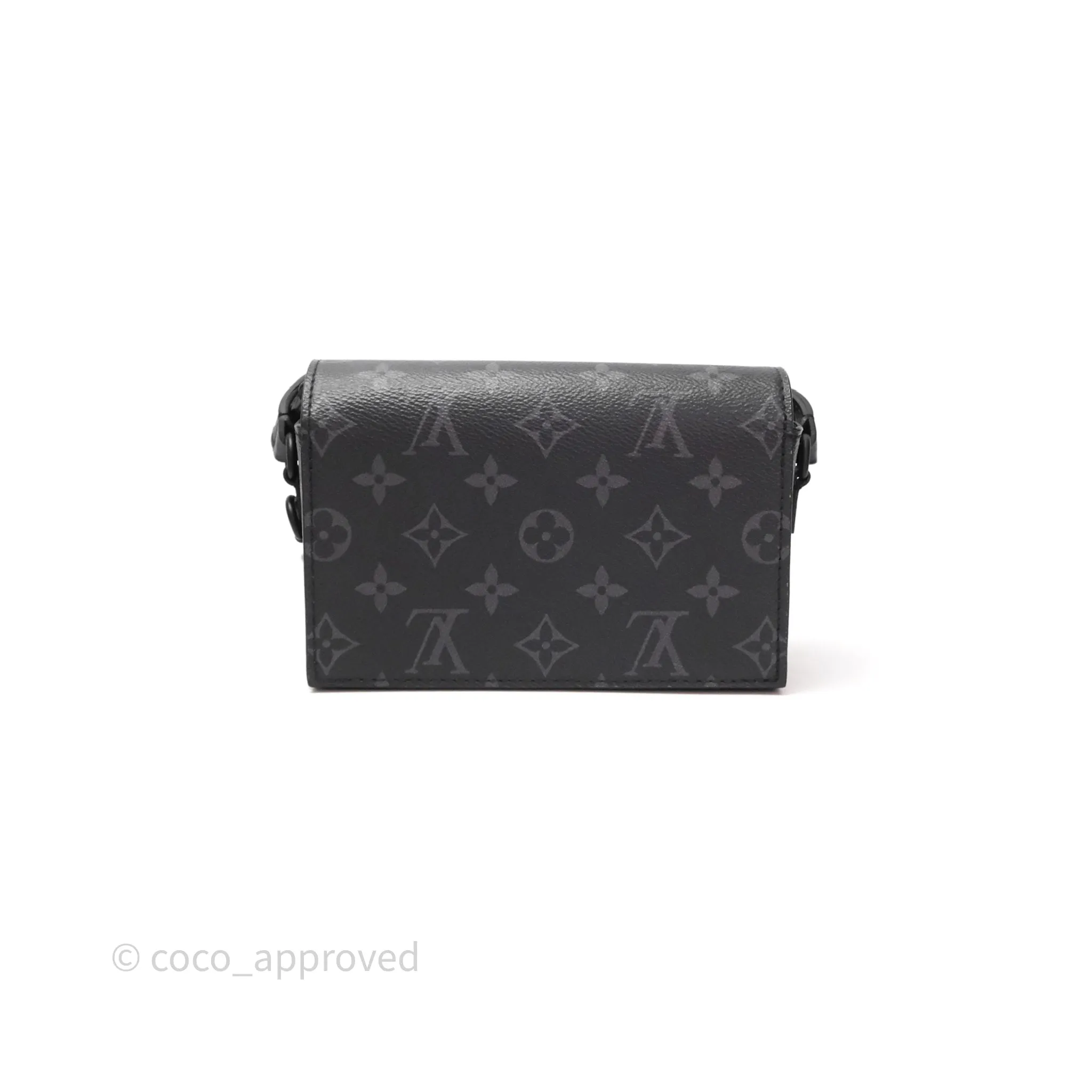 Louis Vuitton Steamer Wearable Wallet Monogram Eclipse Canvas