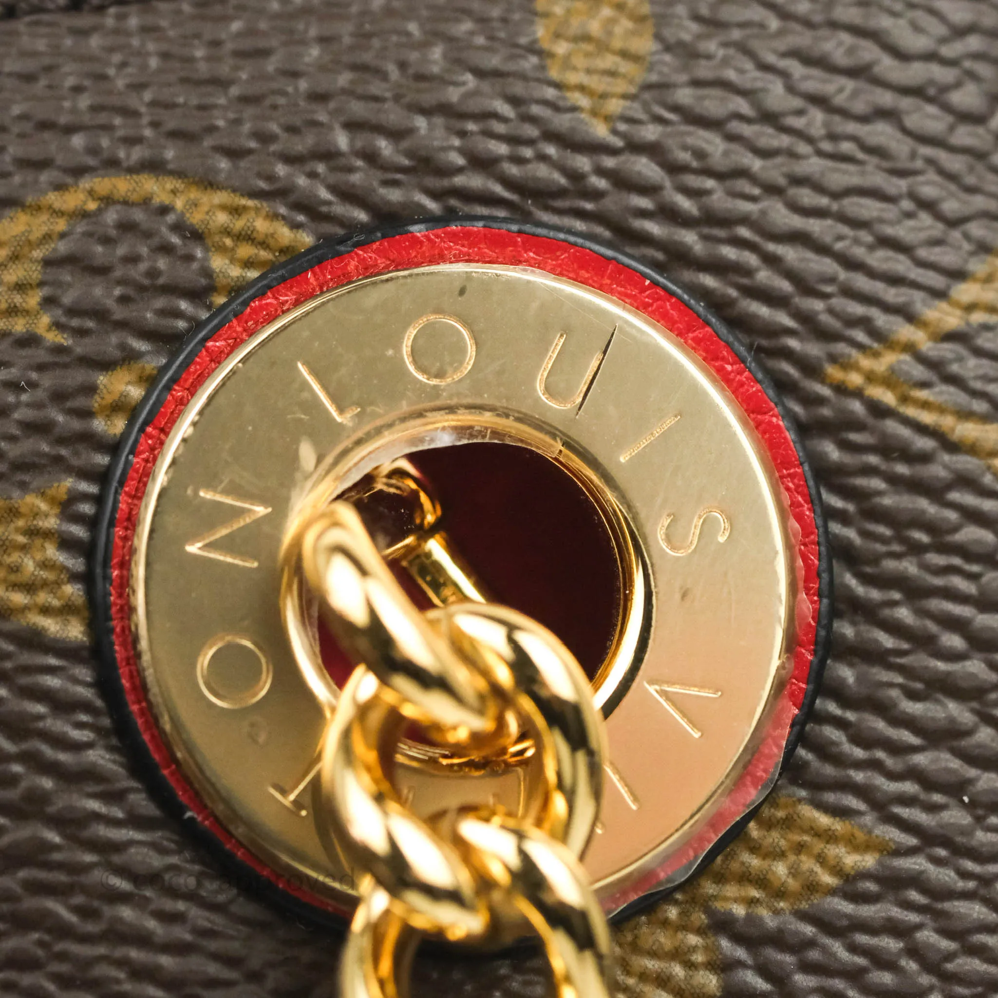 Louis Vuitton Surene MM Red Monogram Canvas