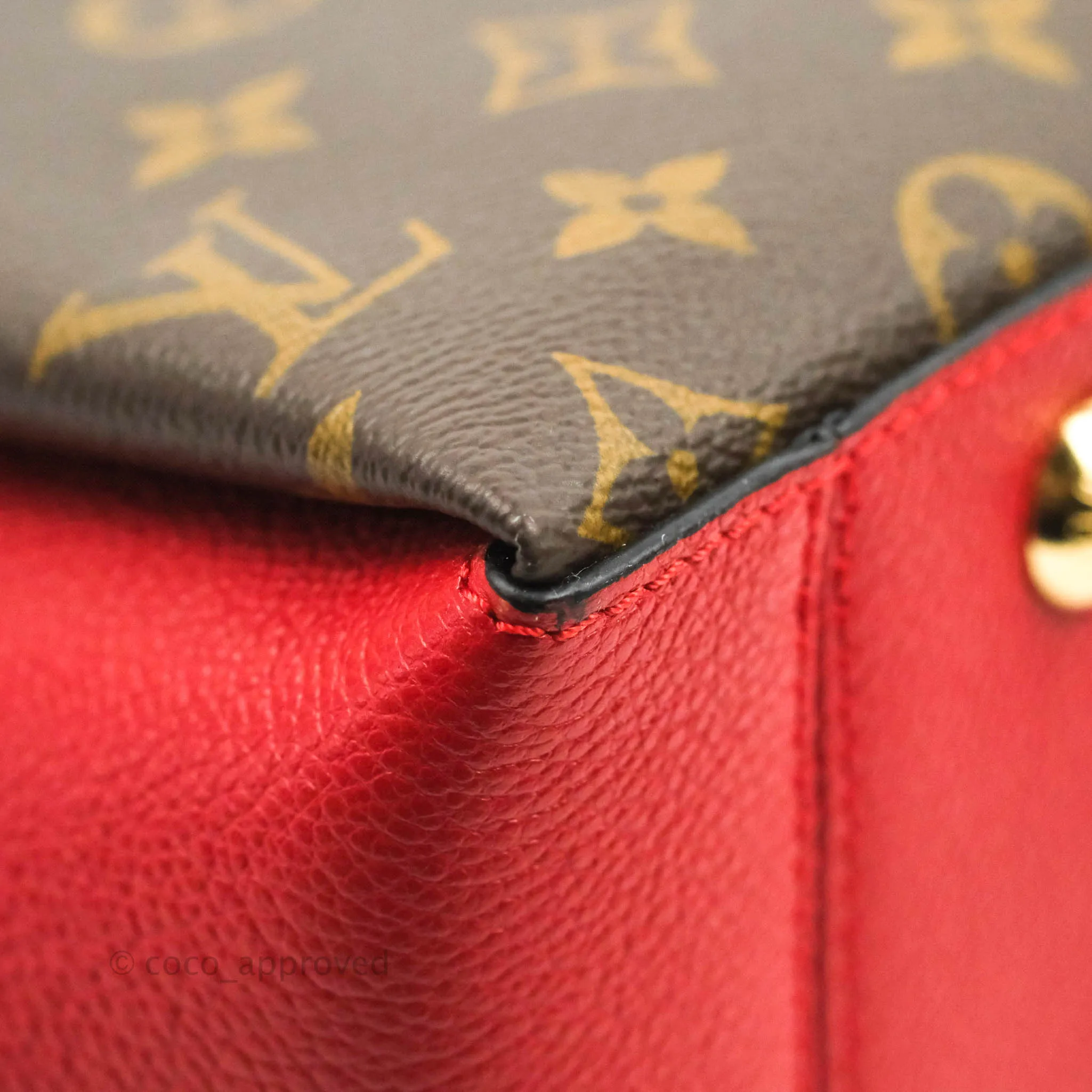 Louis Vuitton Surene MM Red Monogram Canvas