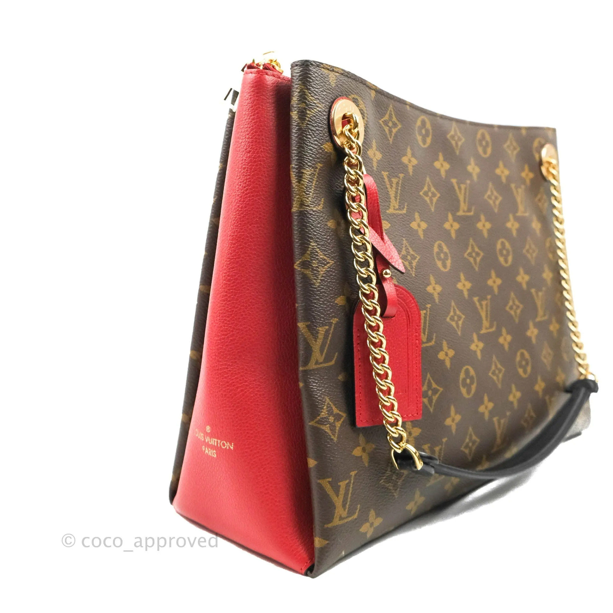 Louis Vuitton Surene MM Red Monogram Canvas