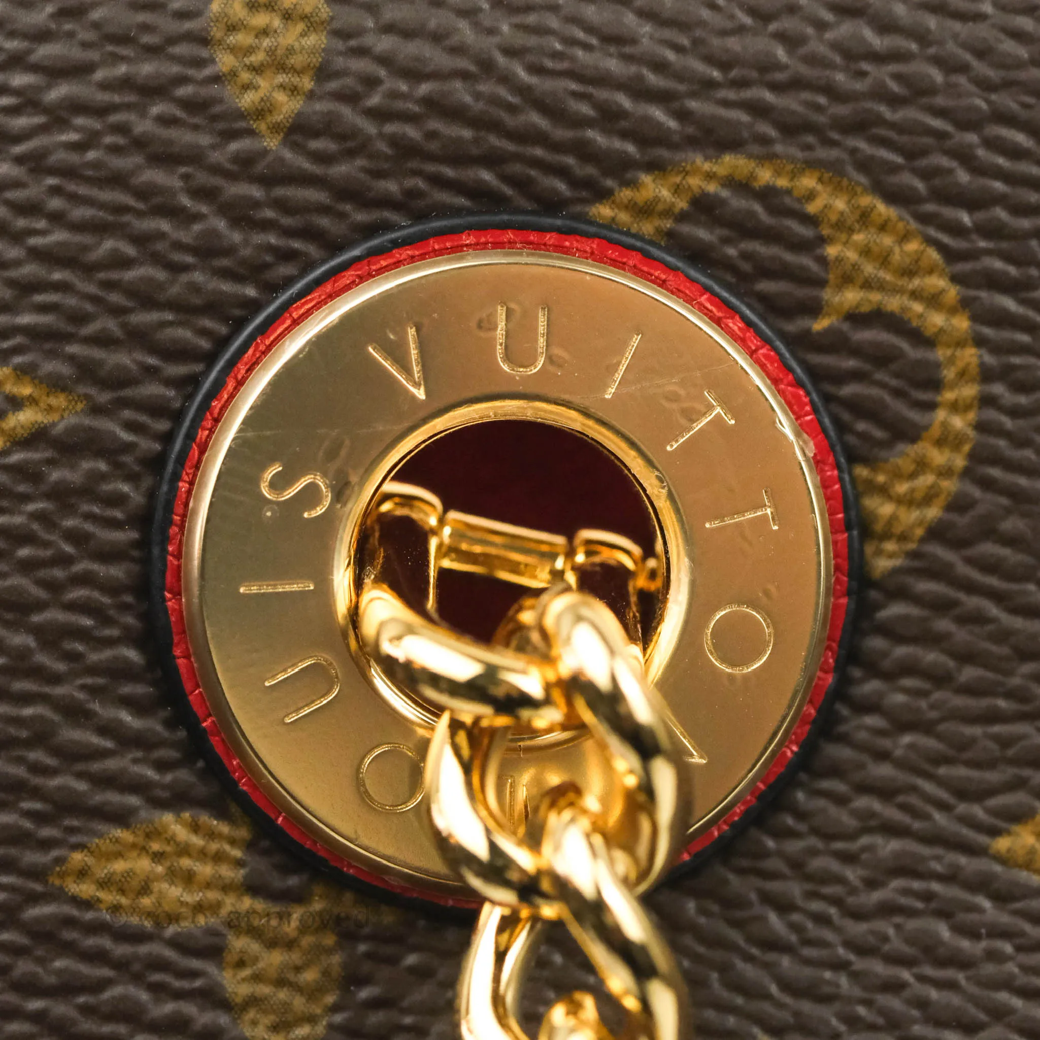 Louis Vuitton Surene MM Red Monogram Canvas