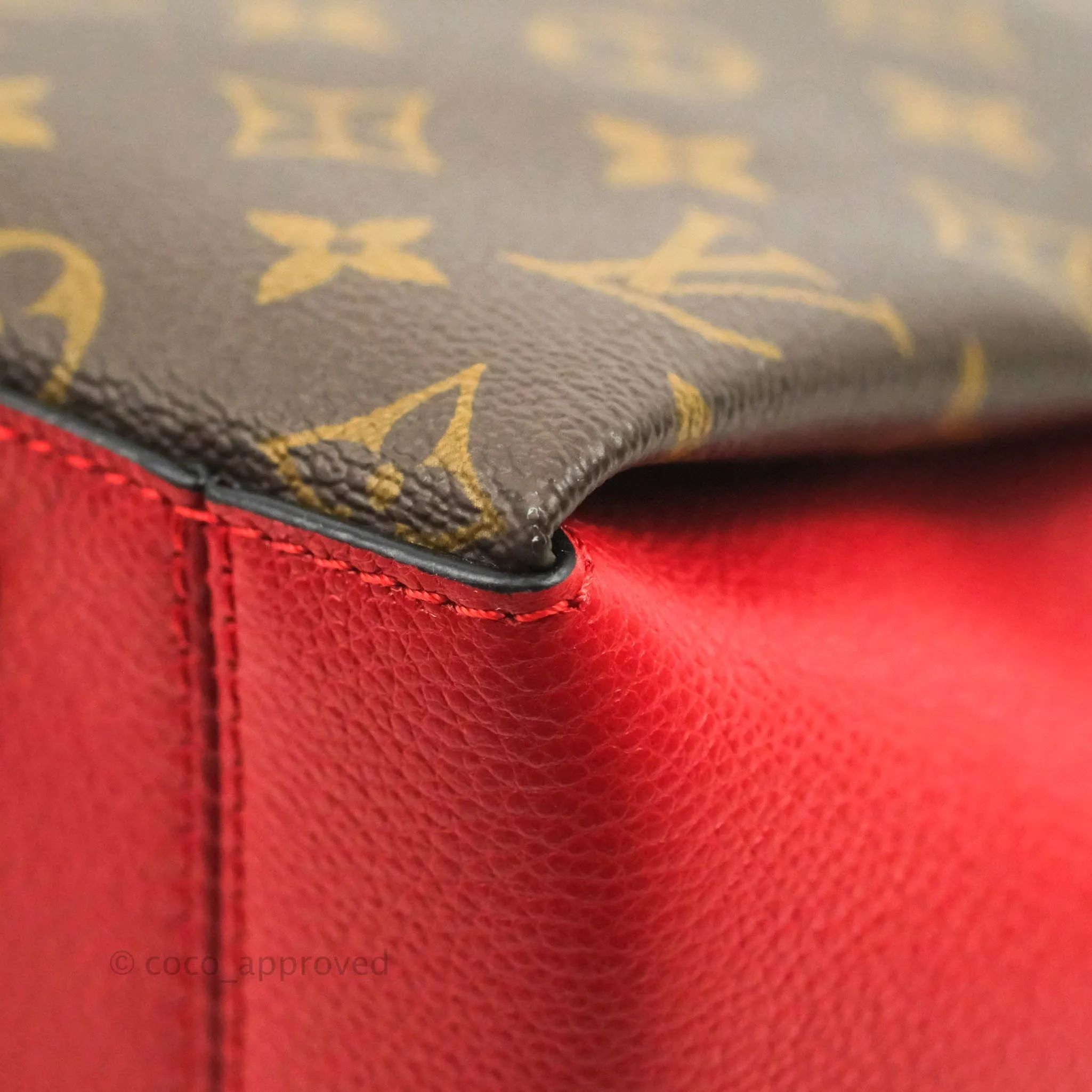 Louis Vuitton Surene MM Red Monogram Canvas