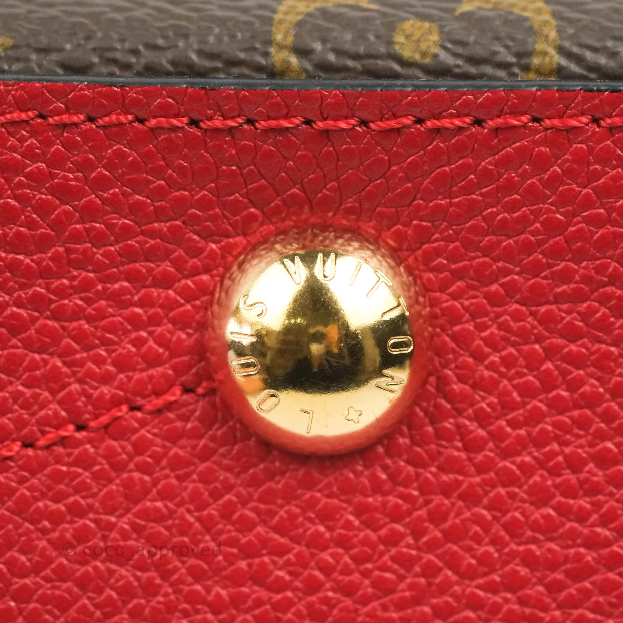 Louis Vuitton Surene MM Red Monogram Canvas