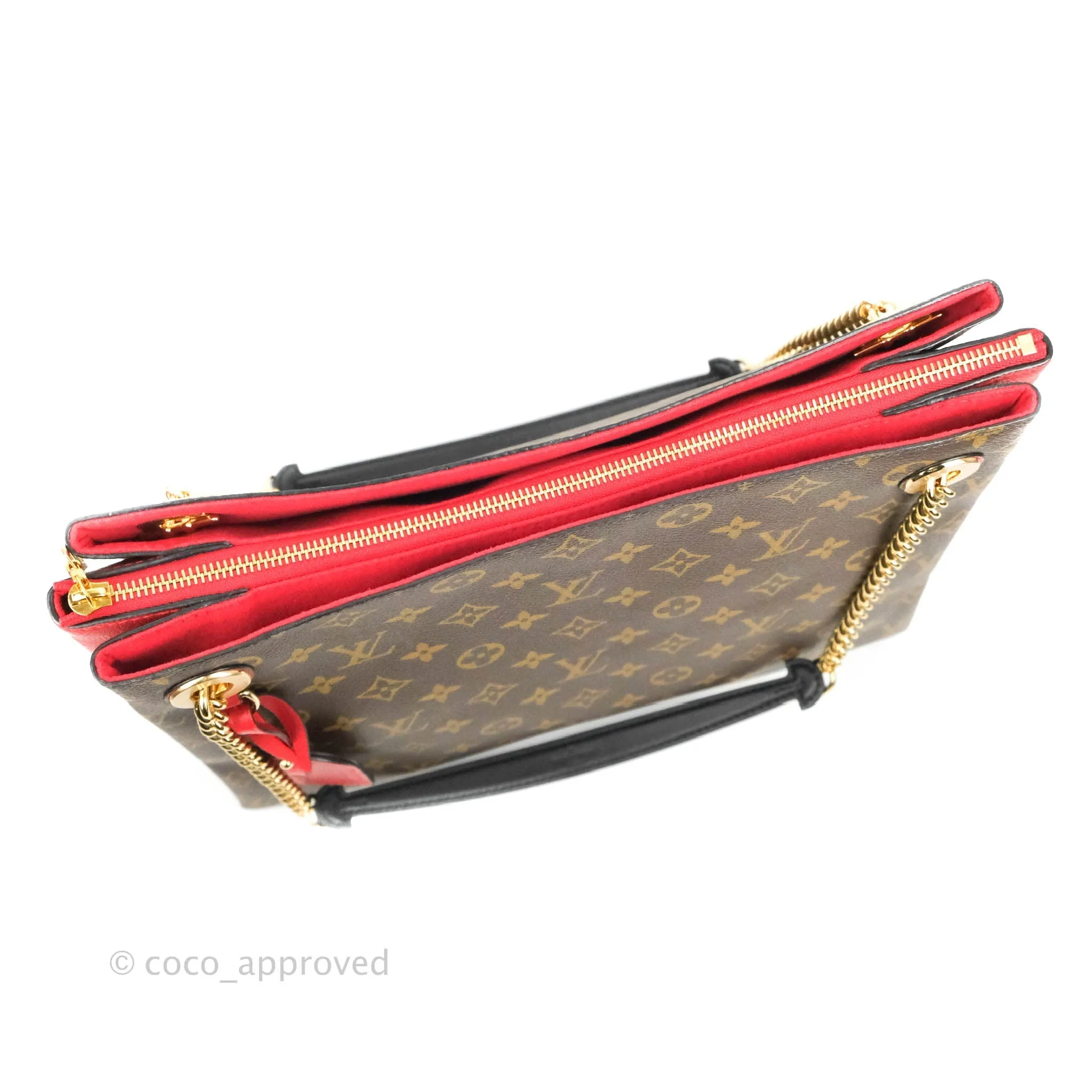 Louis Vuitton Surene MM Red Monogram Canvas