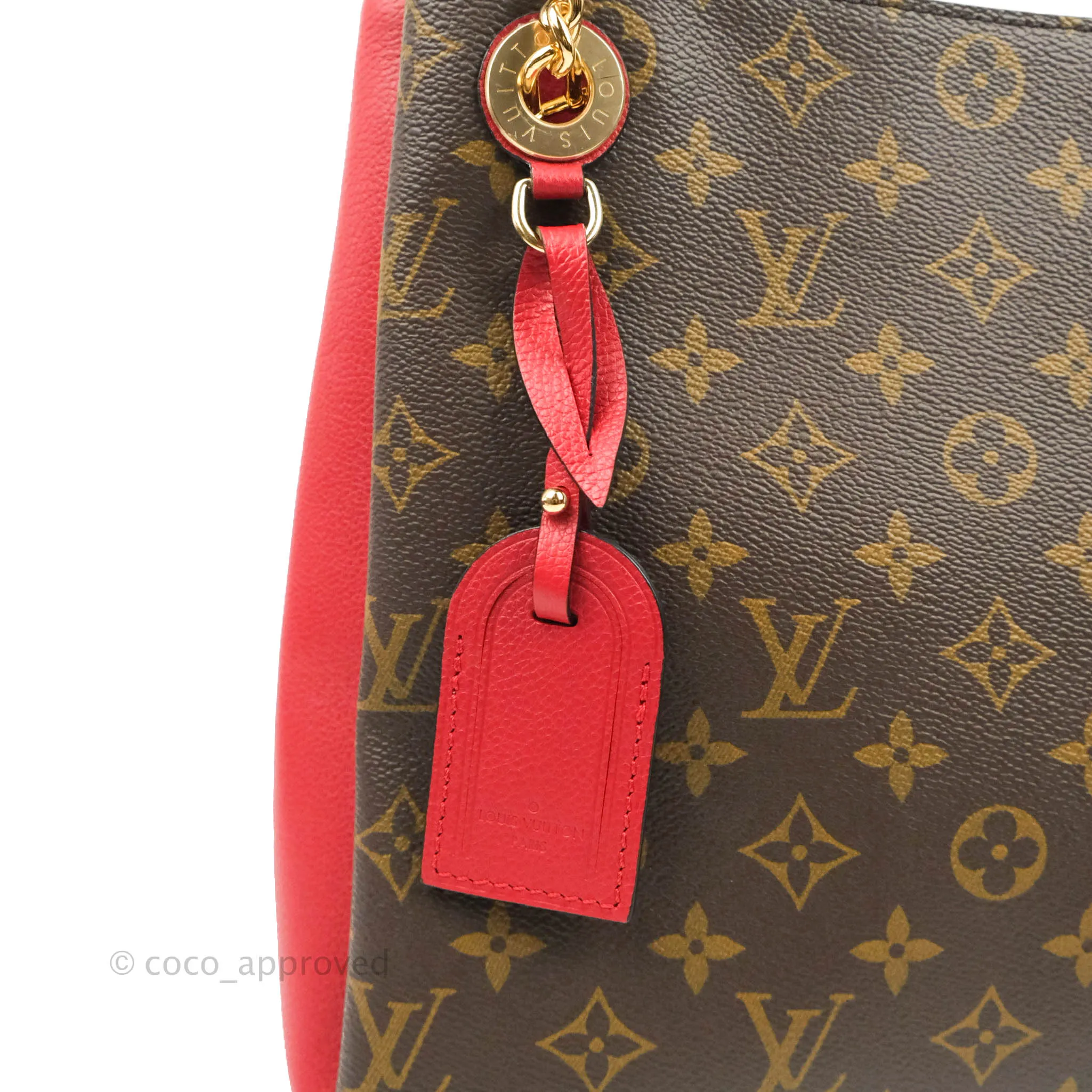 Louis Vuitton Surene MM Red Monogram Canvas