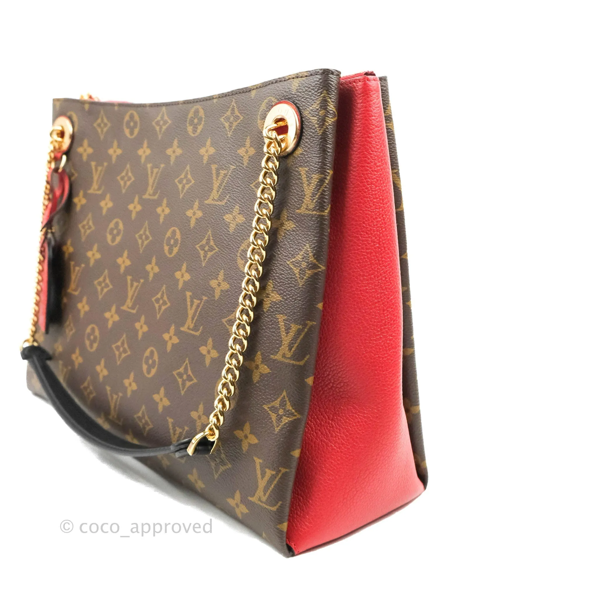Louis Vuitton Surene MM Red Monogram Canvas