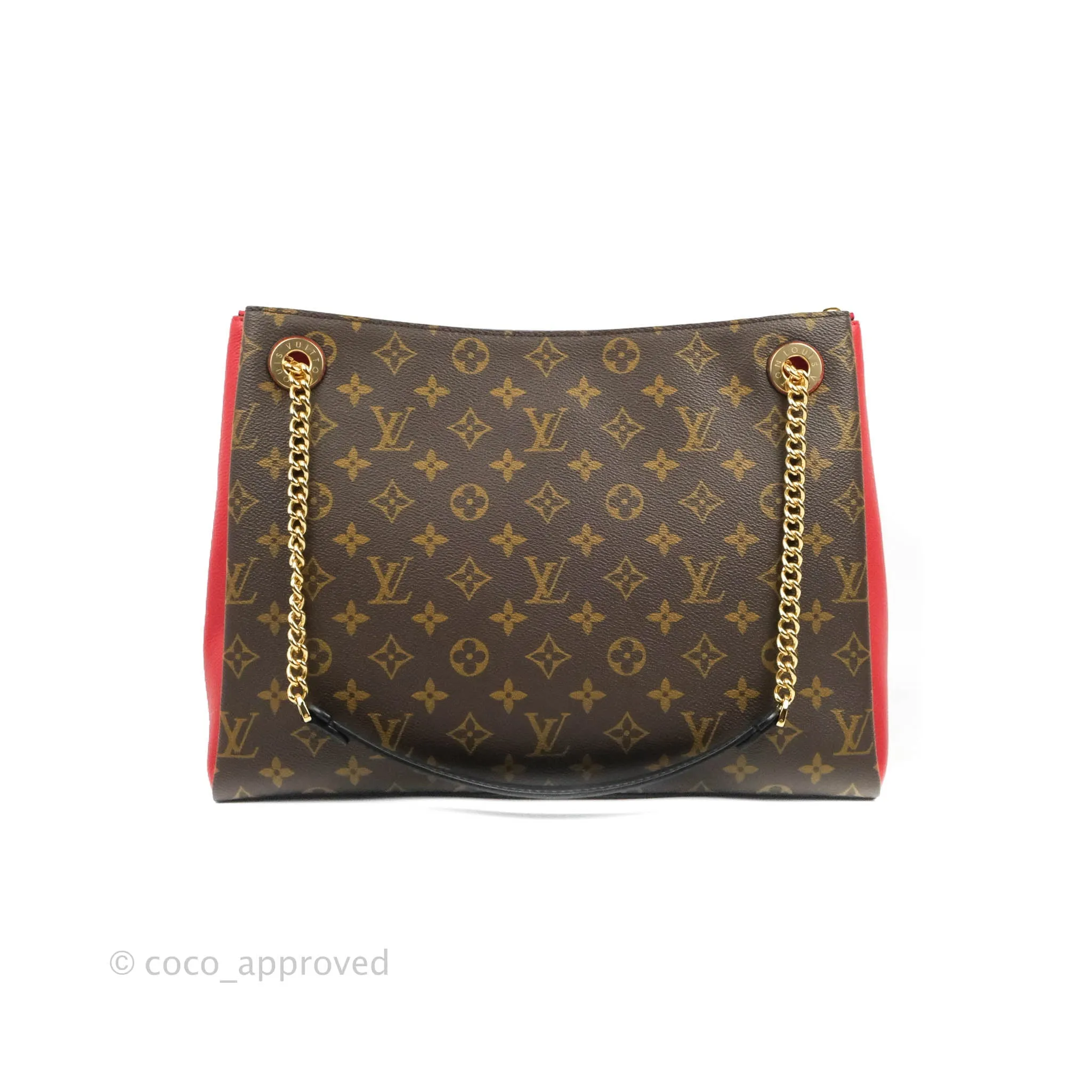 Louis Vuitton Surene MM Red Monogram Canvas