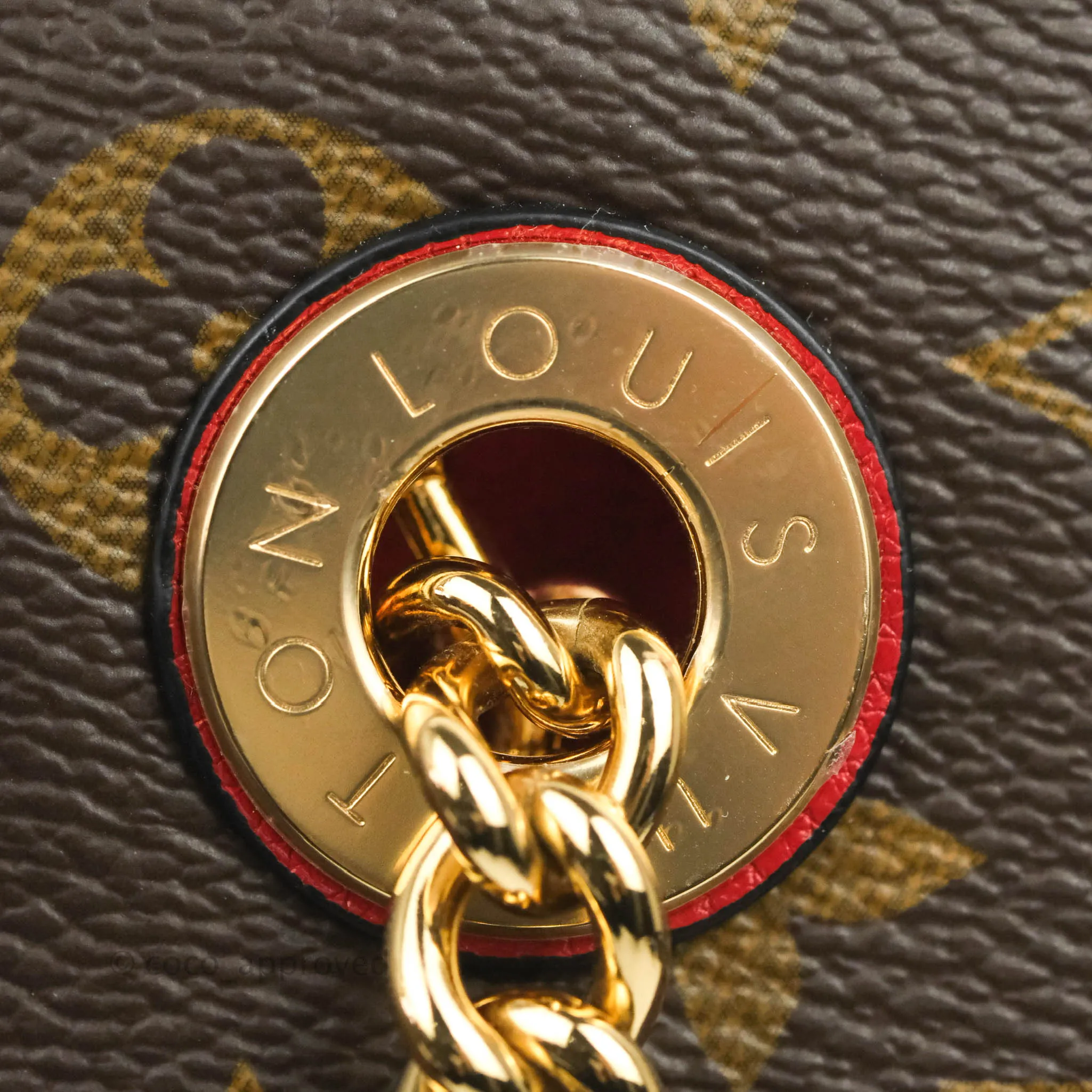 Louis Vuitton Surene MM Red Monogram Canvas