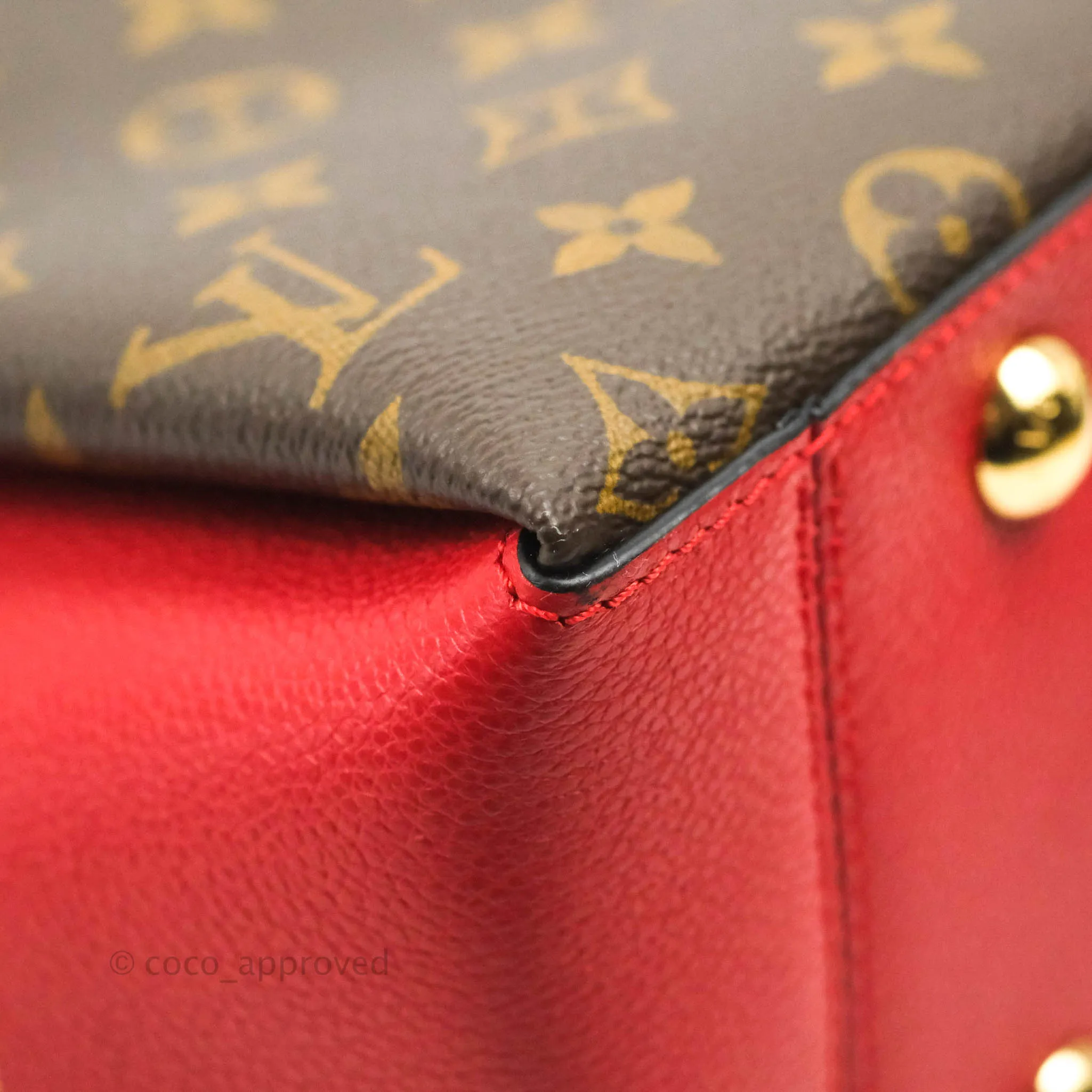 Louis Vuitton Surene MM Red Monogram Canvas