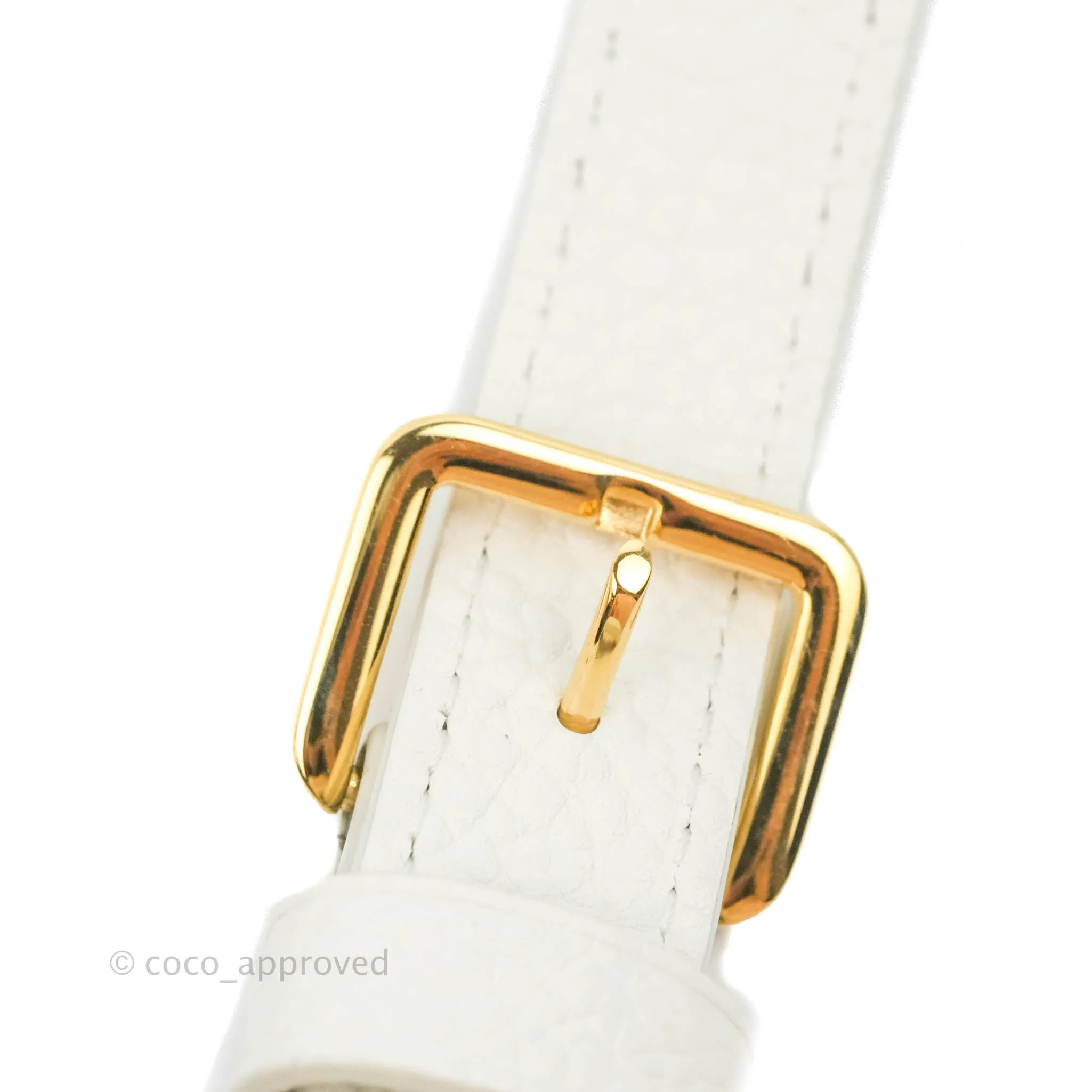 Louis Vuitton Taurillon Capucines BB Snow