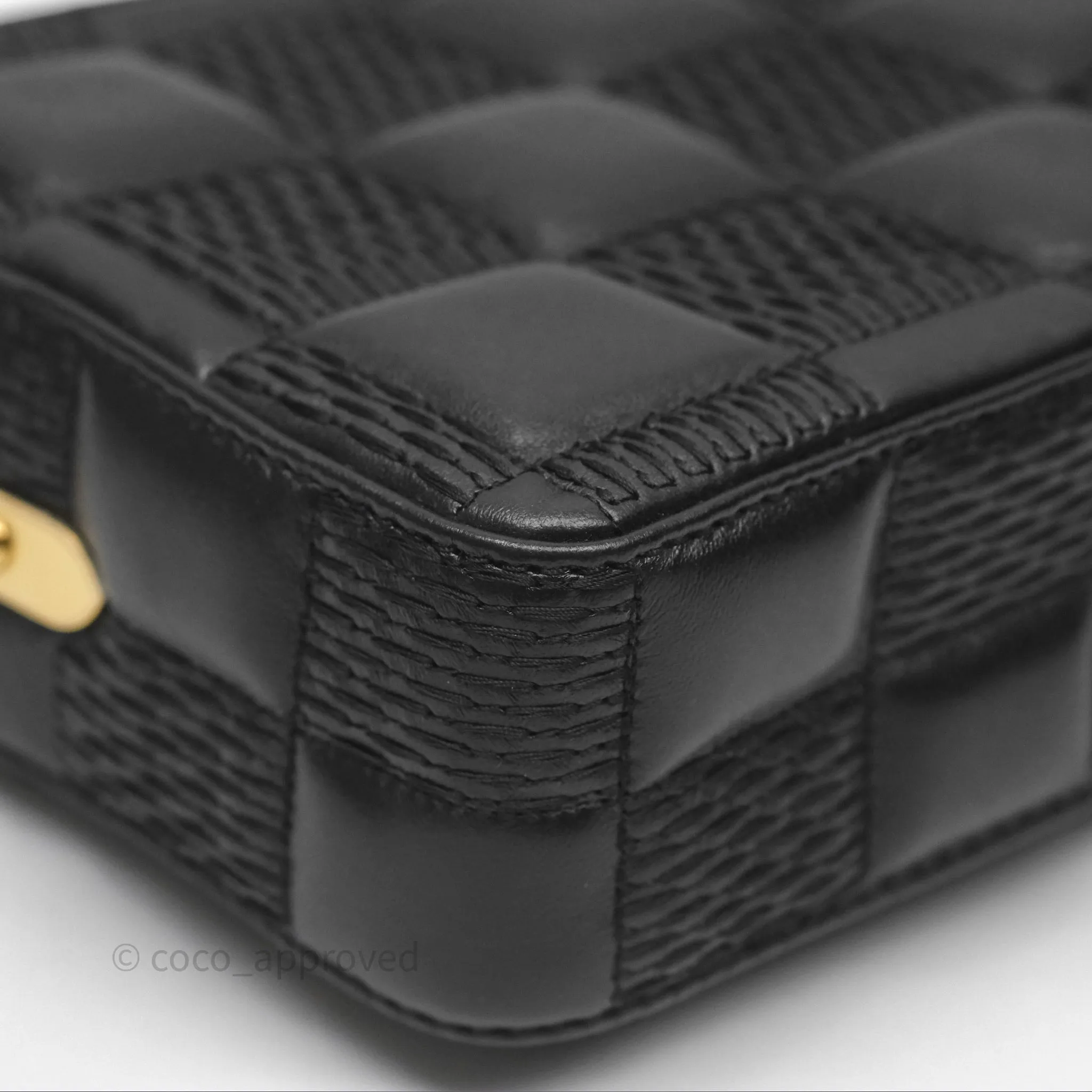 Louis Vuitton Troca PM Quilted Damier Black Lambskin