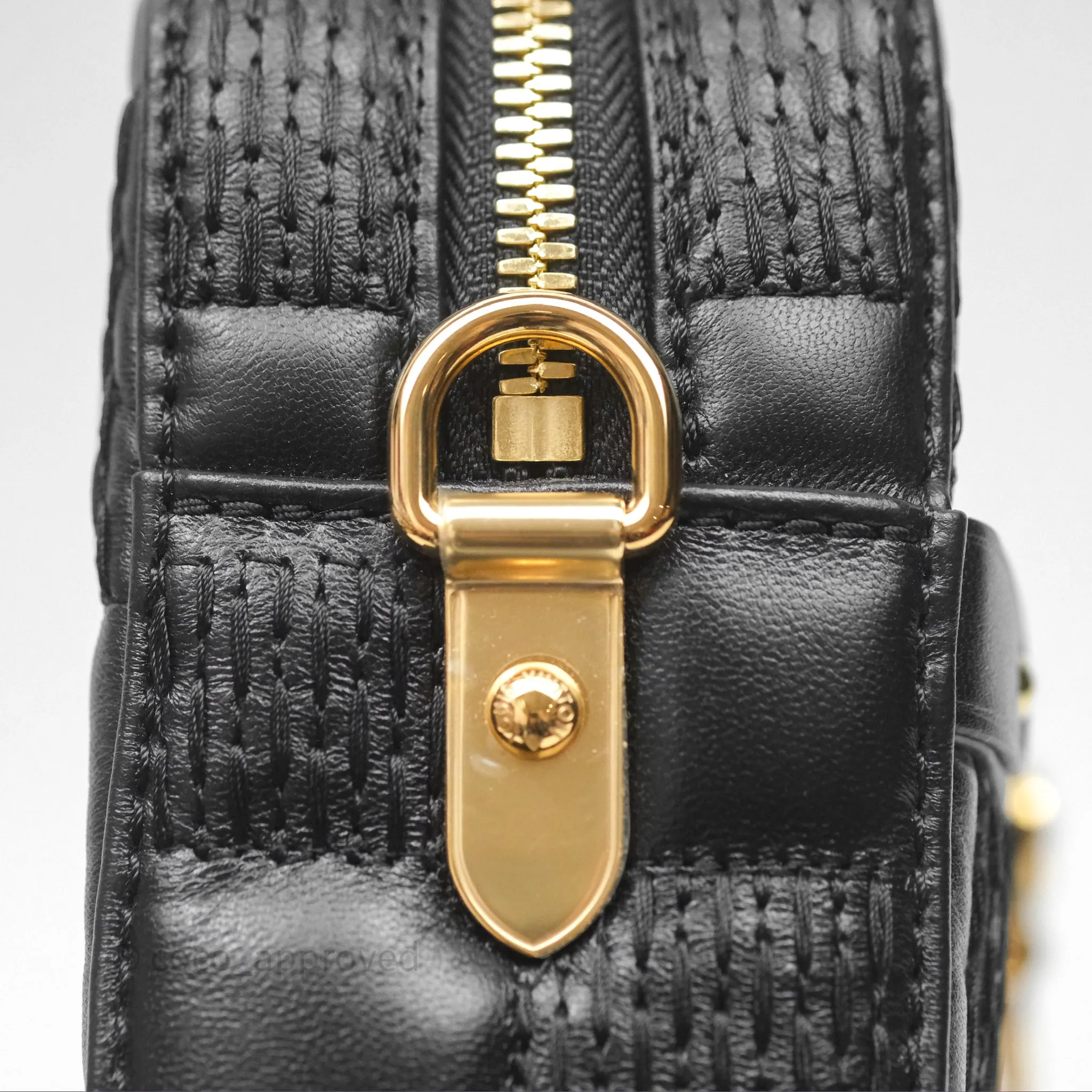 Louis Vuitton Troca PM Quilted Damier Black Lambskin