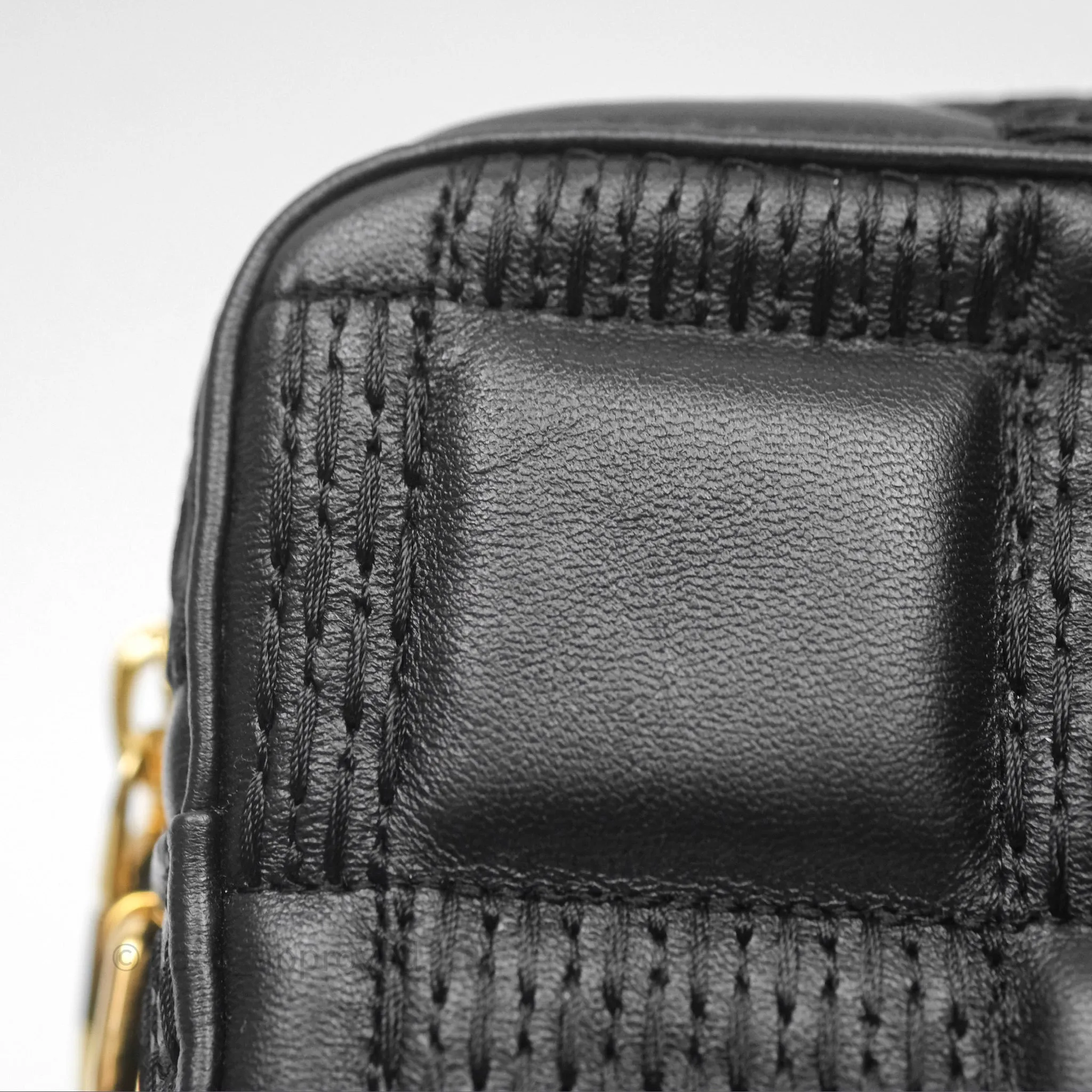 Louis Vuitton Troca PM Quilted Damier Black Lambskin