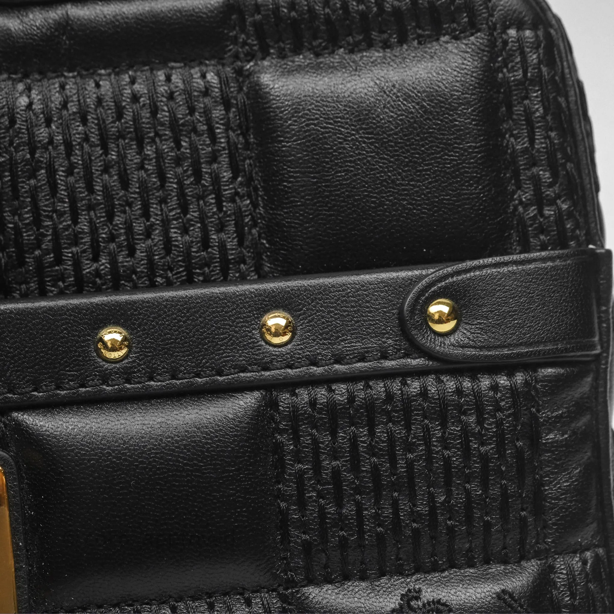 Louis Vuitton Troca PM Quilted Damier Black Lambskin