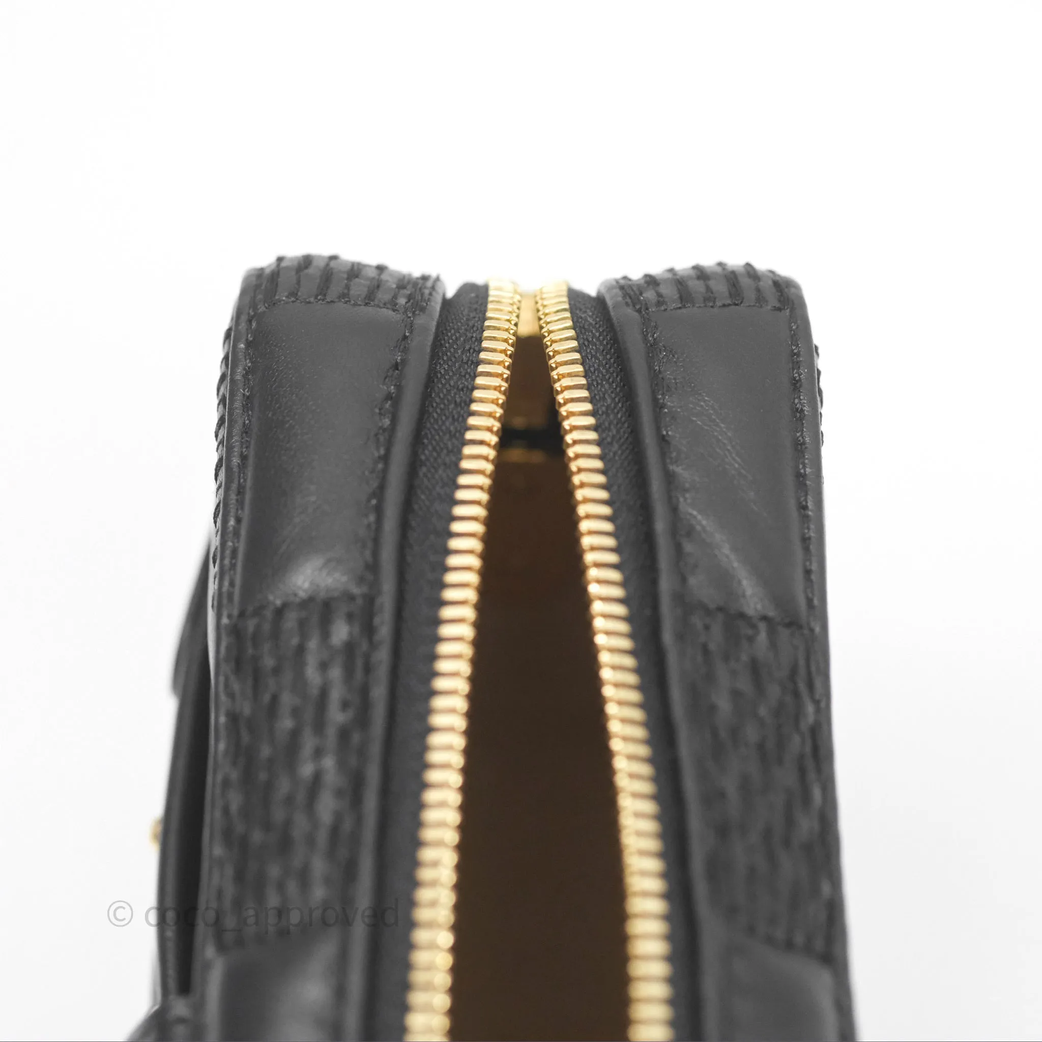 Louis Vuitton Troca PM Quilted Damier Black Lambskin