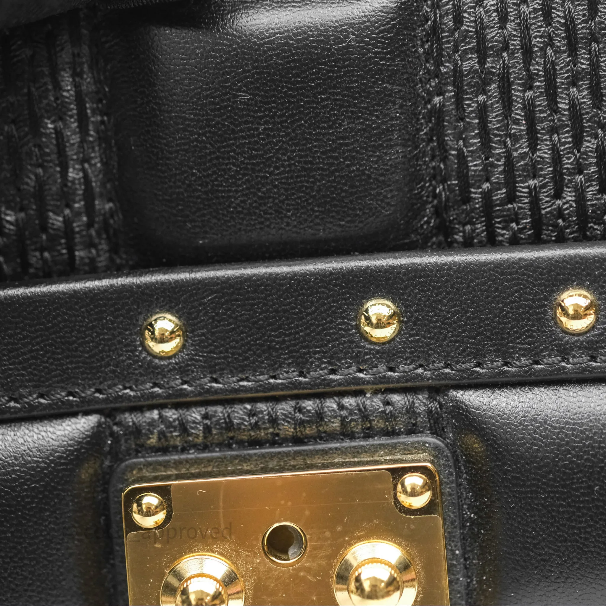 Louis Vuitton Troca PM Quilted Damier Black Lambskin