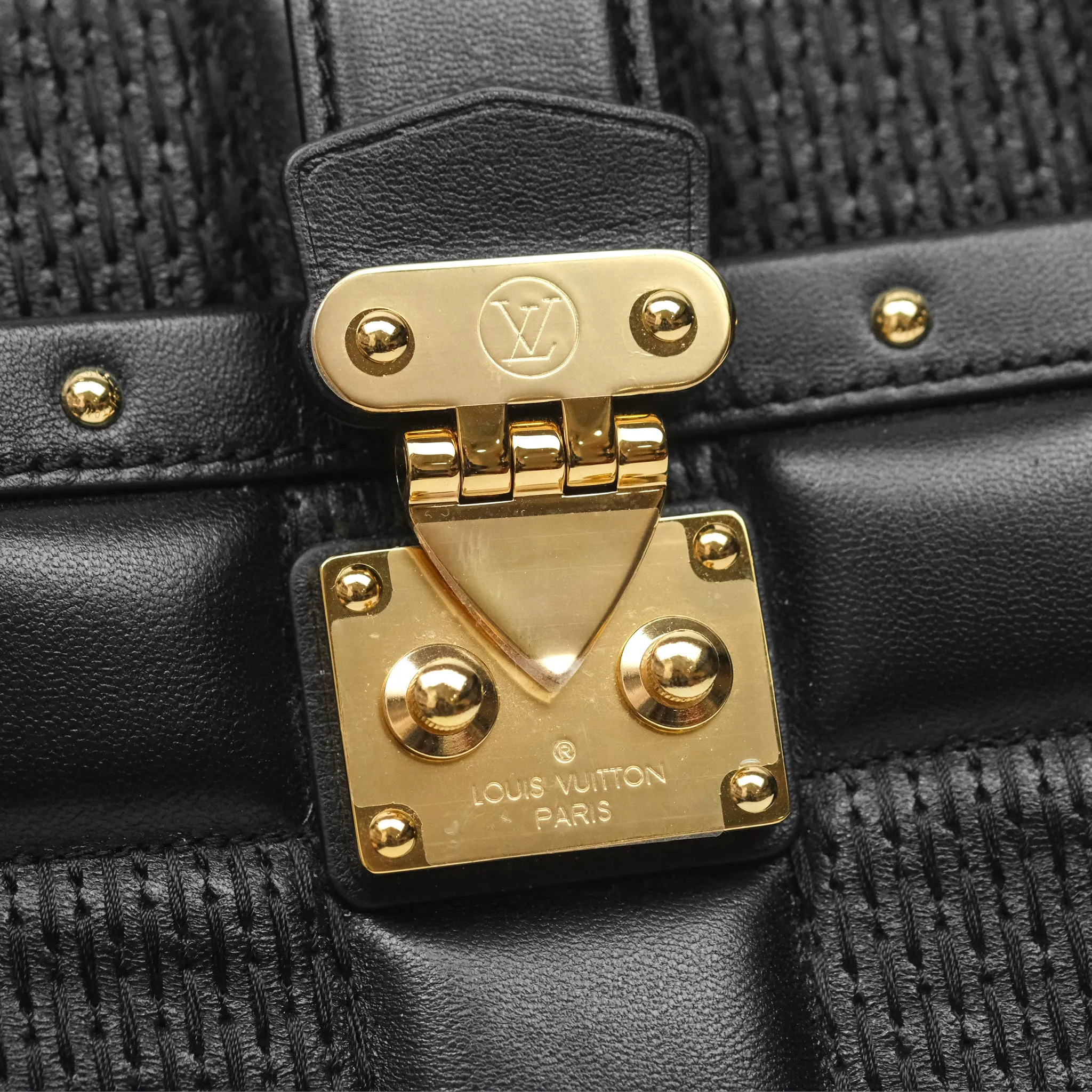 Louis Vuitton Troca PM Quilted Damier Black Lambskin