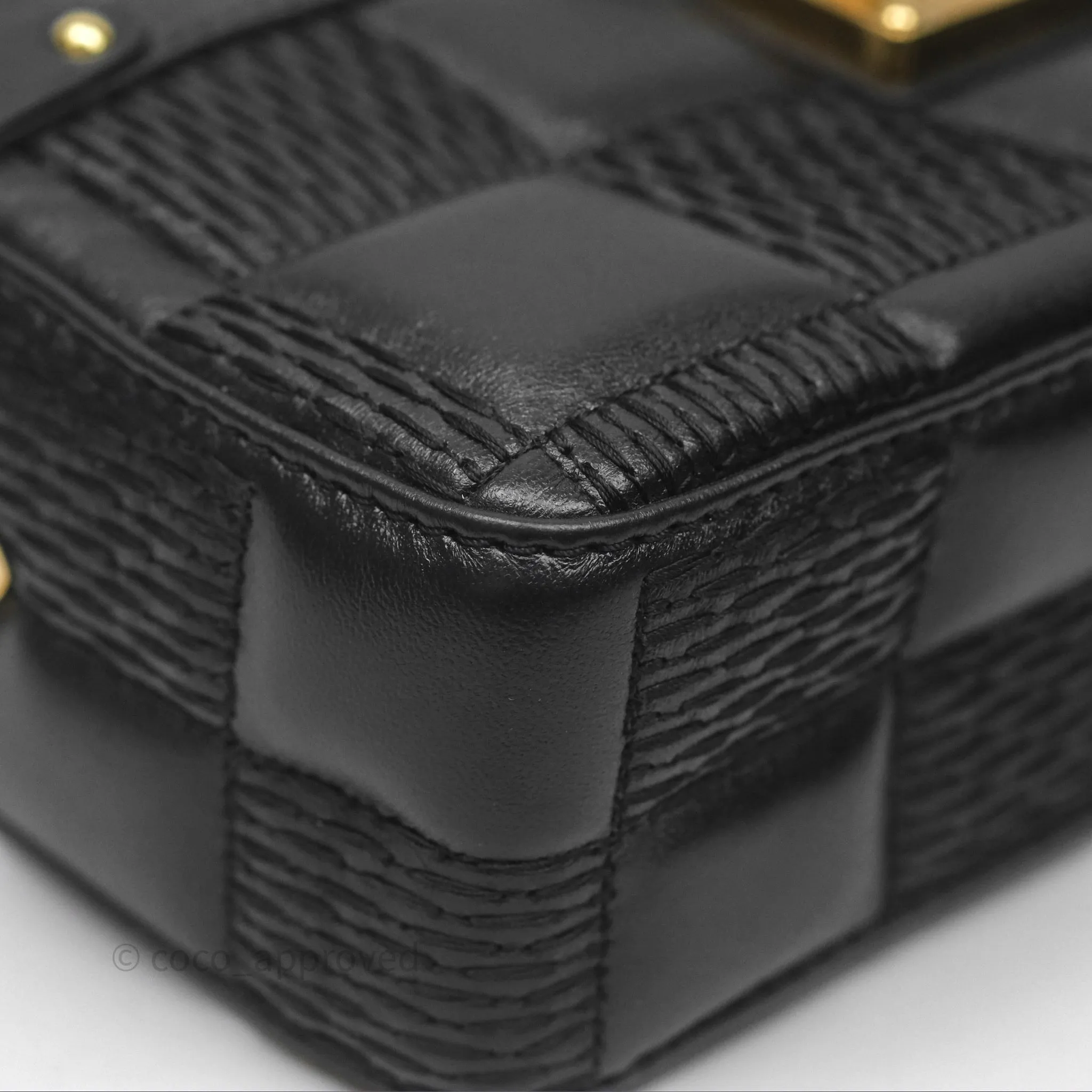 Louis Vuitton Troca PM Quilted Damier Black Lambskin