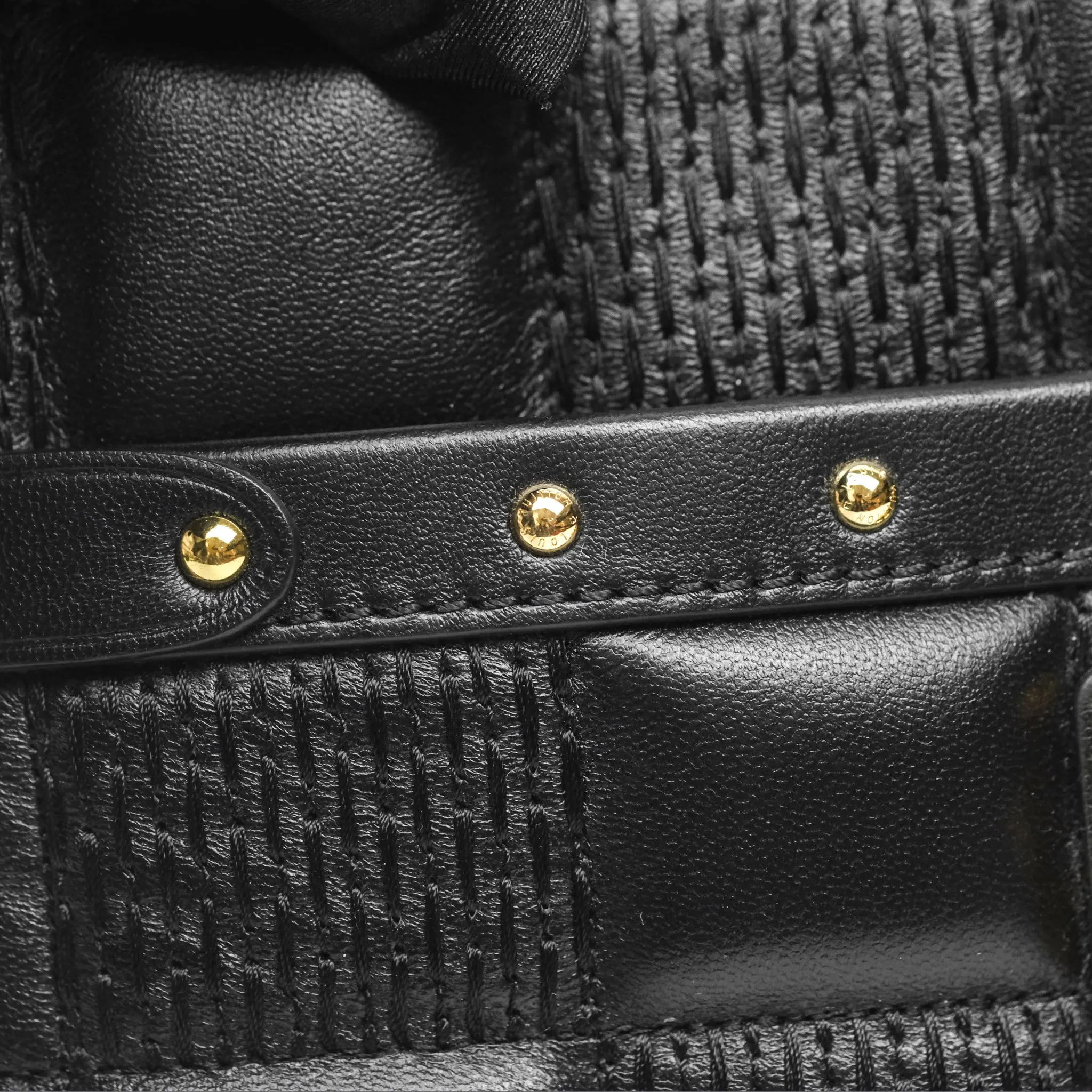 Louis Vuitton Troca PM Quilted Damier Black Lambskin