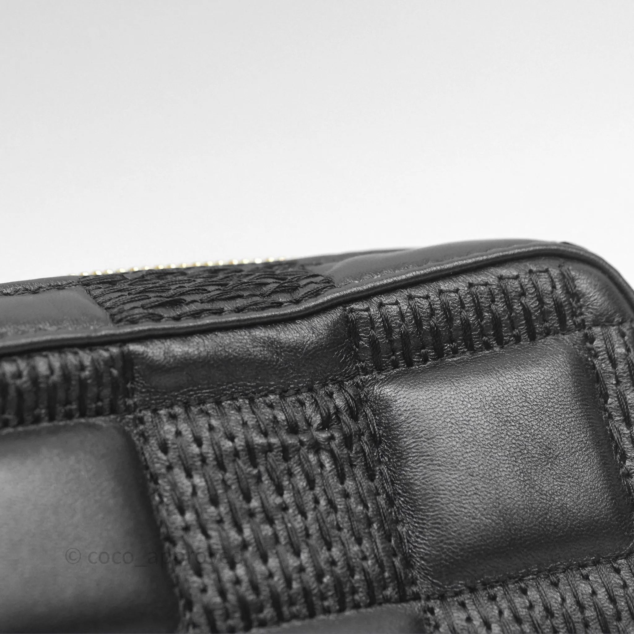 Louis Vuitton Troca PM Quilted Damier Black Lambskin