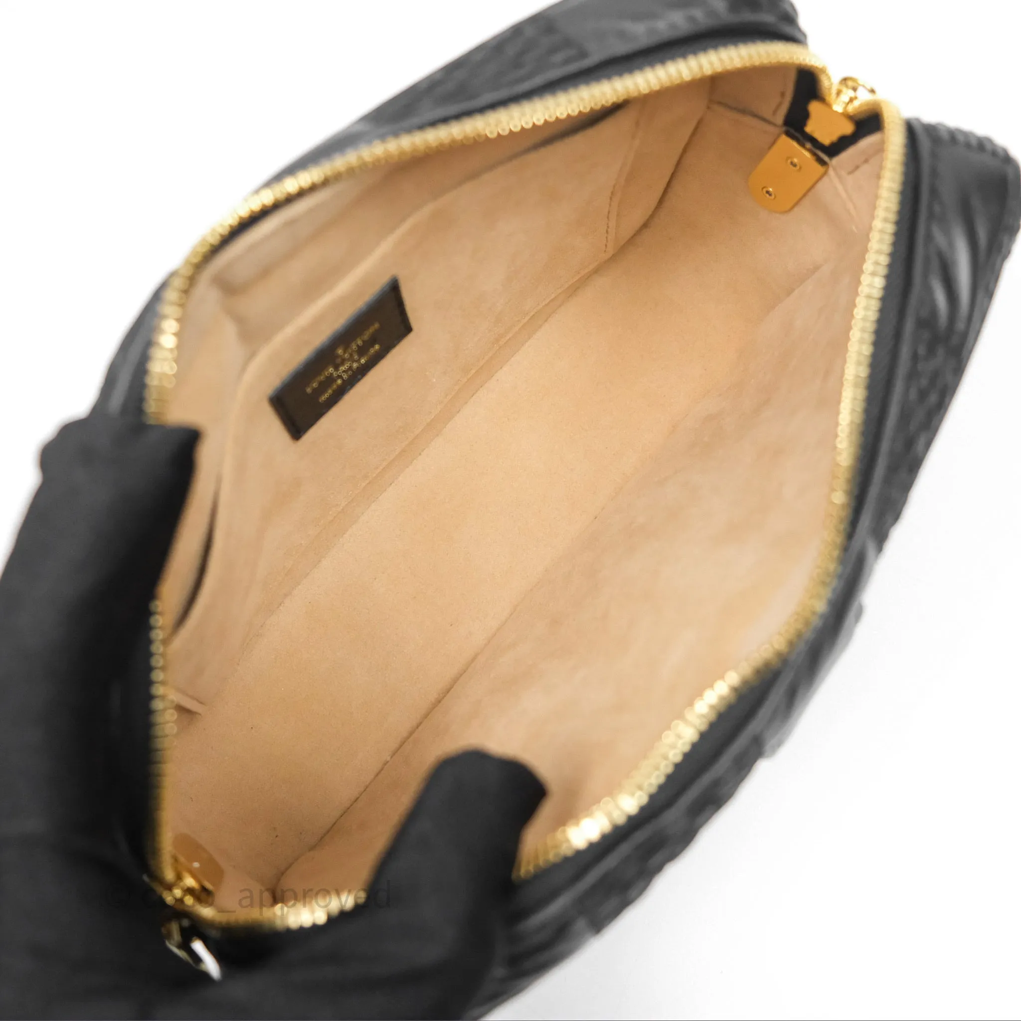 Louis Vuitton Troca PM Quilted Damier Black Lambskin