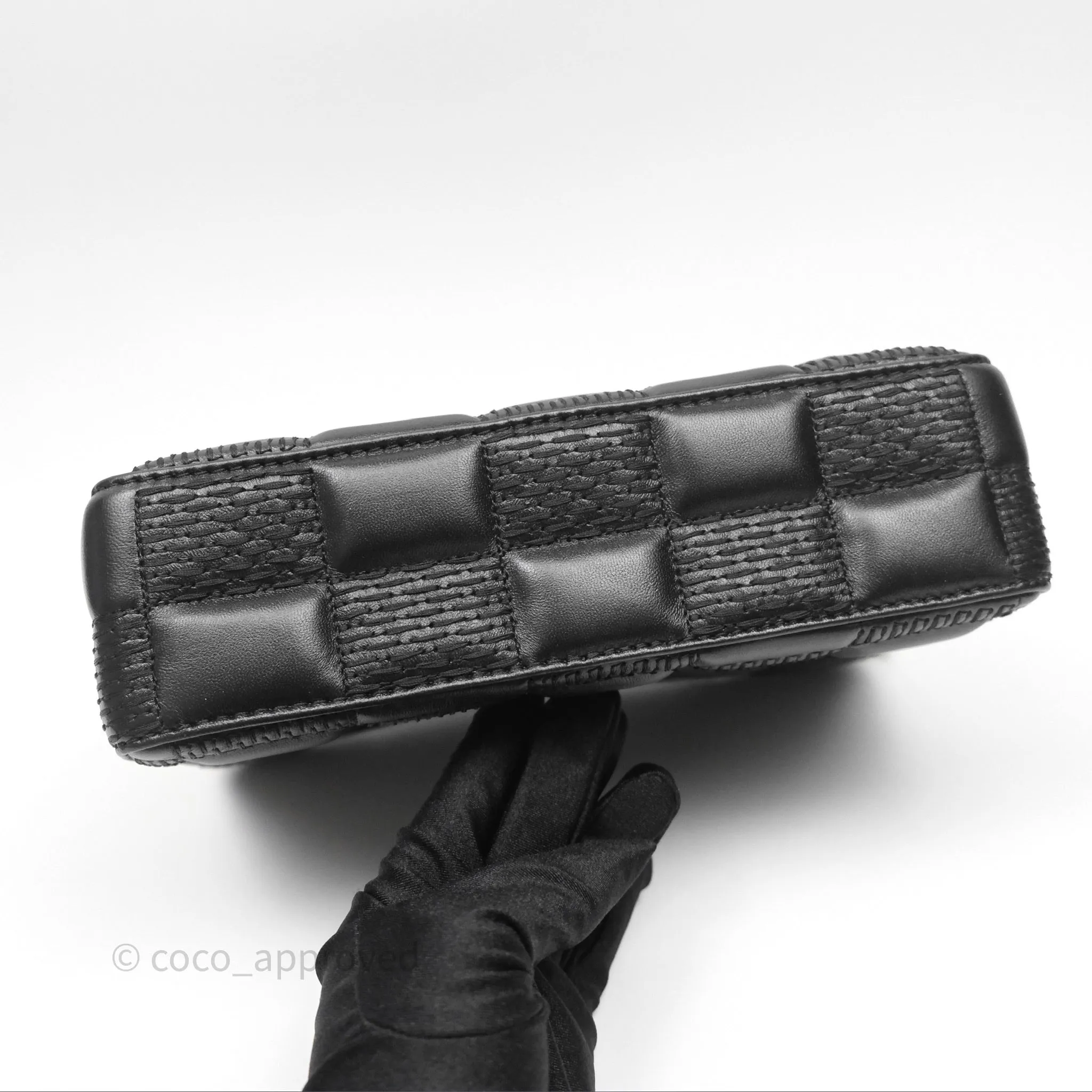 Louis Vuitton Troca PM Quilted Damier Black Lambskin