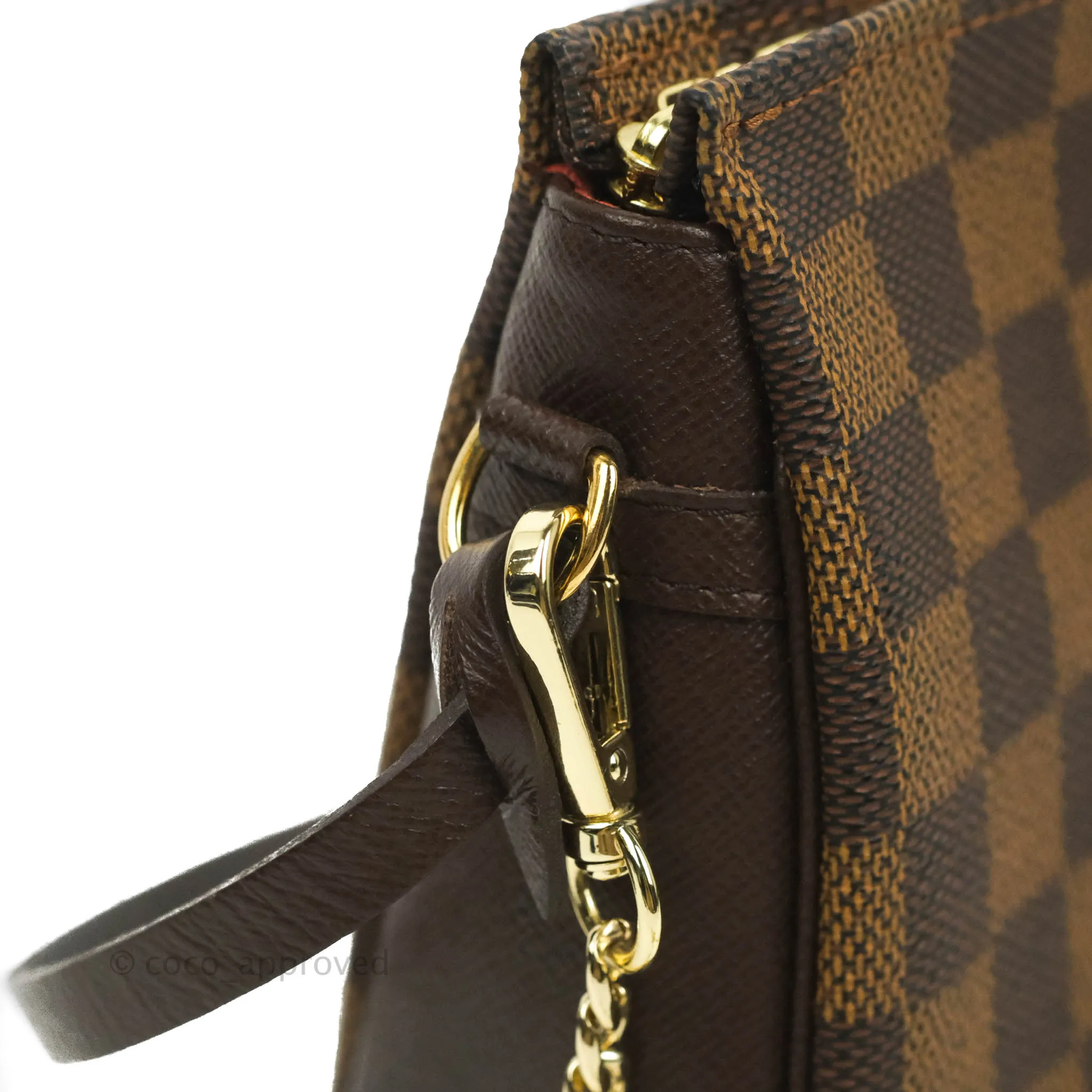 Louis Vuitton Trousse Make Up Pochette Damier Ebene