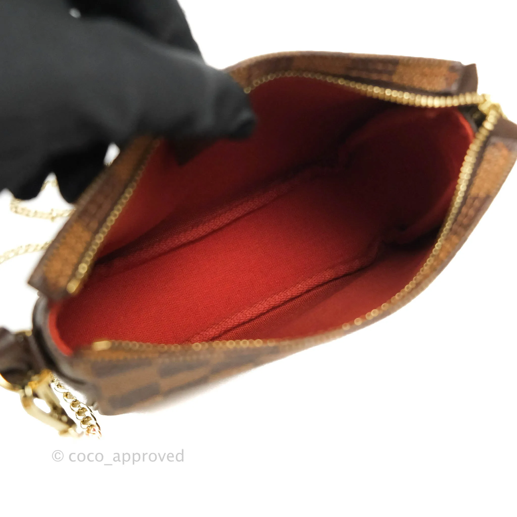 Louis Vuitton Trousse Make Up Pochette Damier Ebene