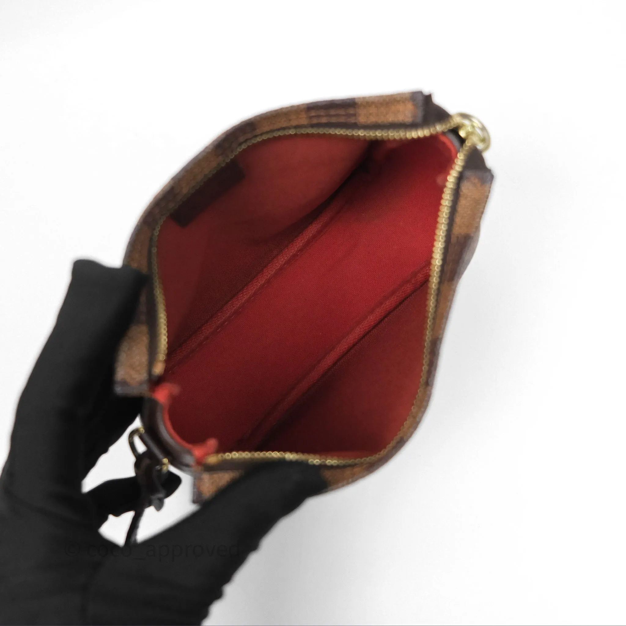 Louis Vuitton Trousse Make Up Pochette Damier Ebene