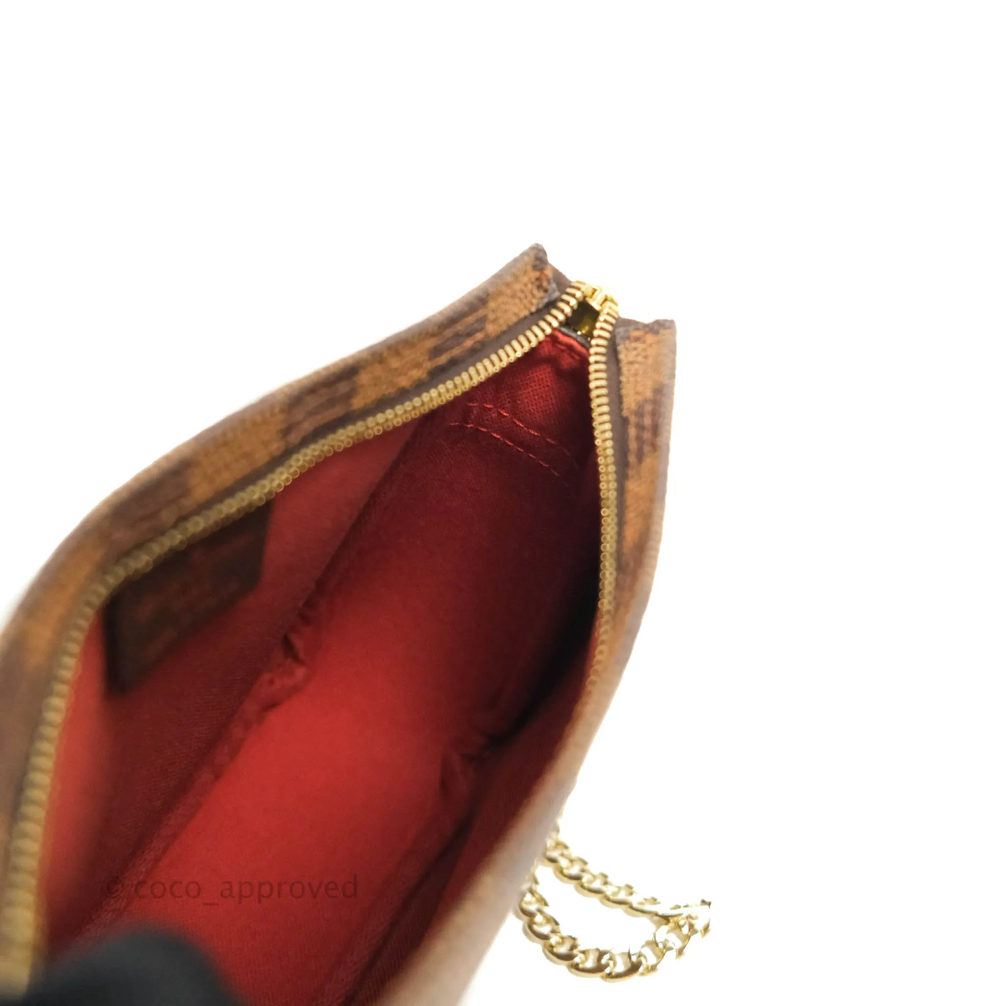 Louis Vuitton Trousse Make Up Pochette Damier Ebene