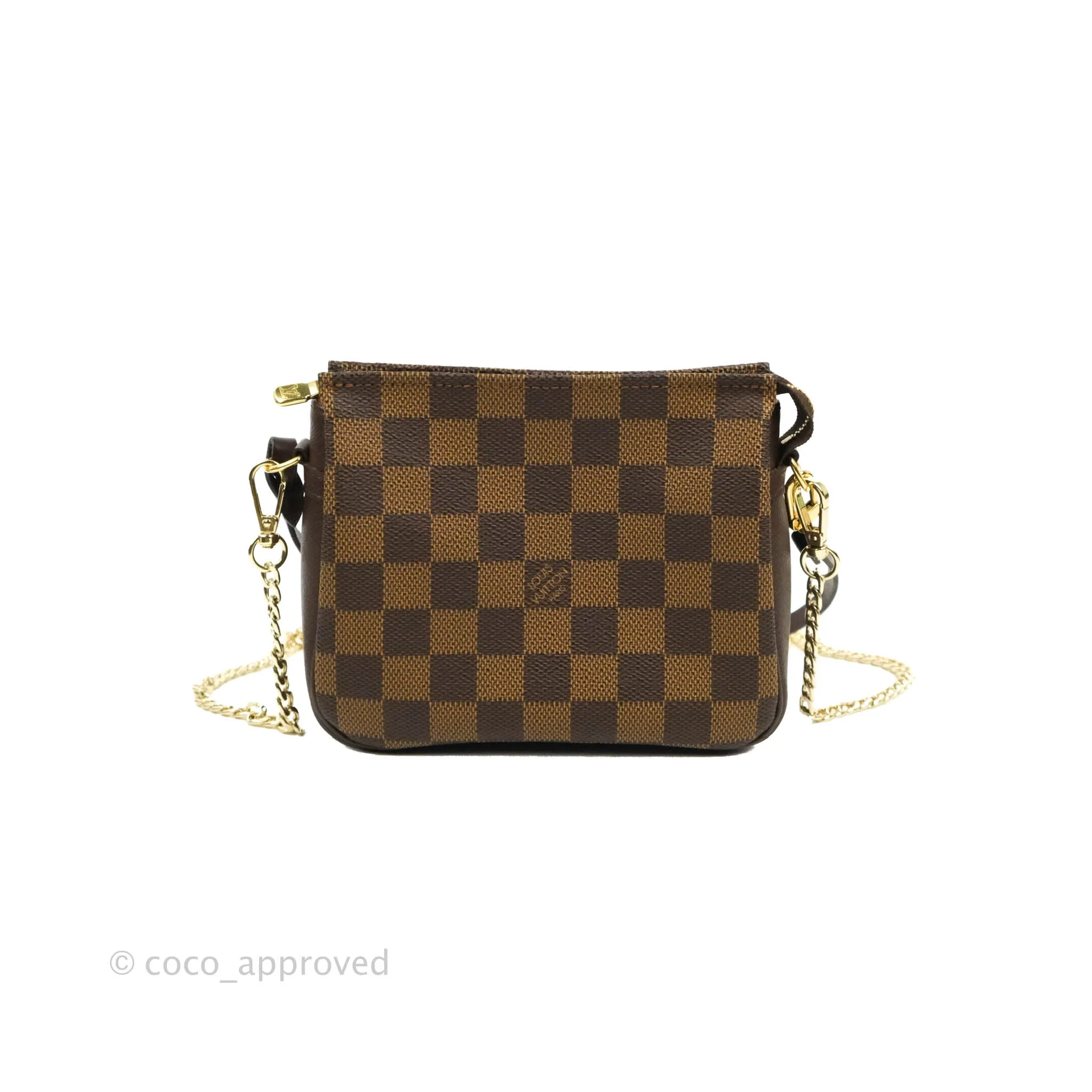 Louis Vuitton Trousse Make Up Pochette Damier Ebene