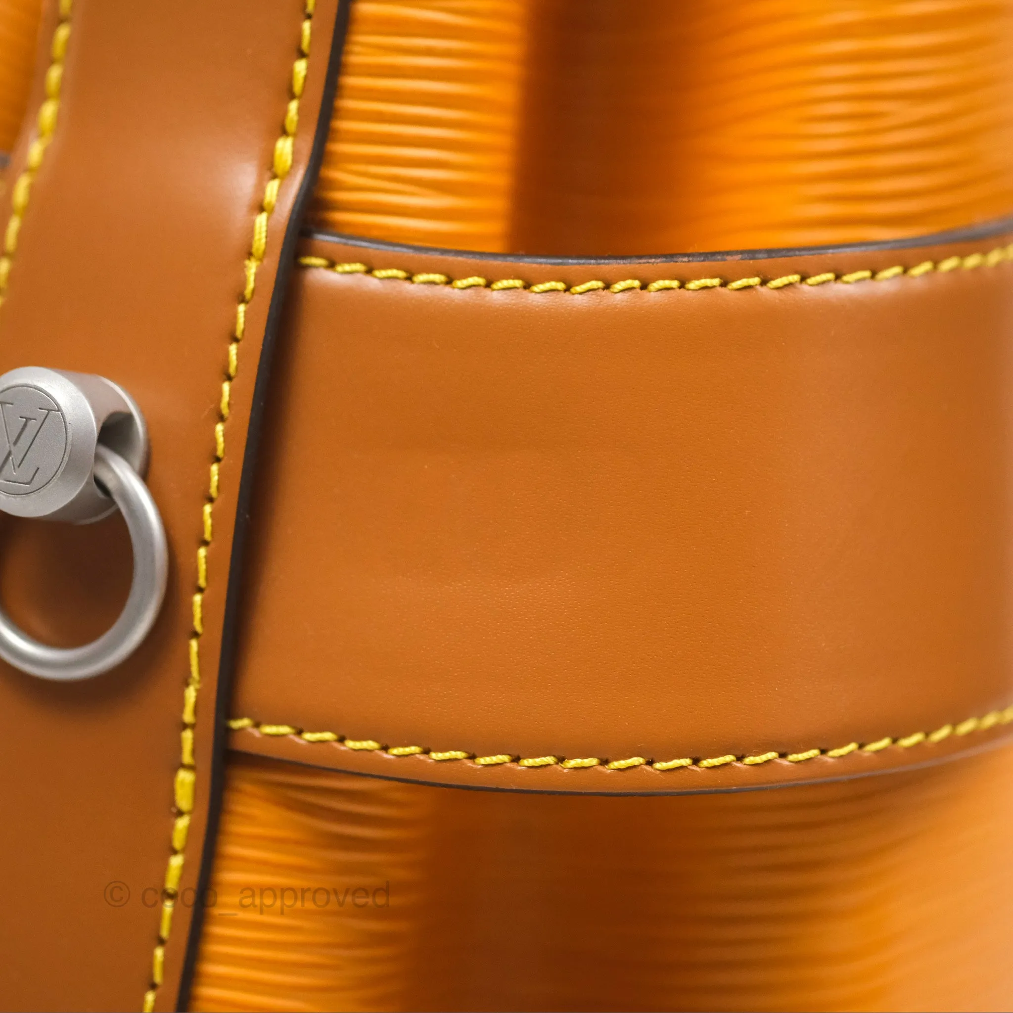 Louis Vuitton Twist Bucket Bag Gold Epi Matte Silver Hardware