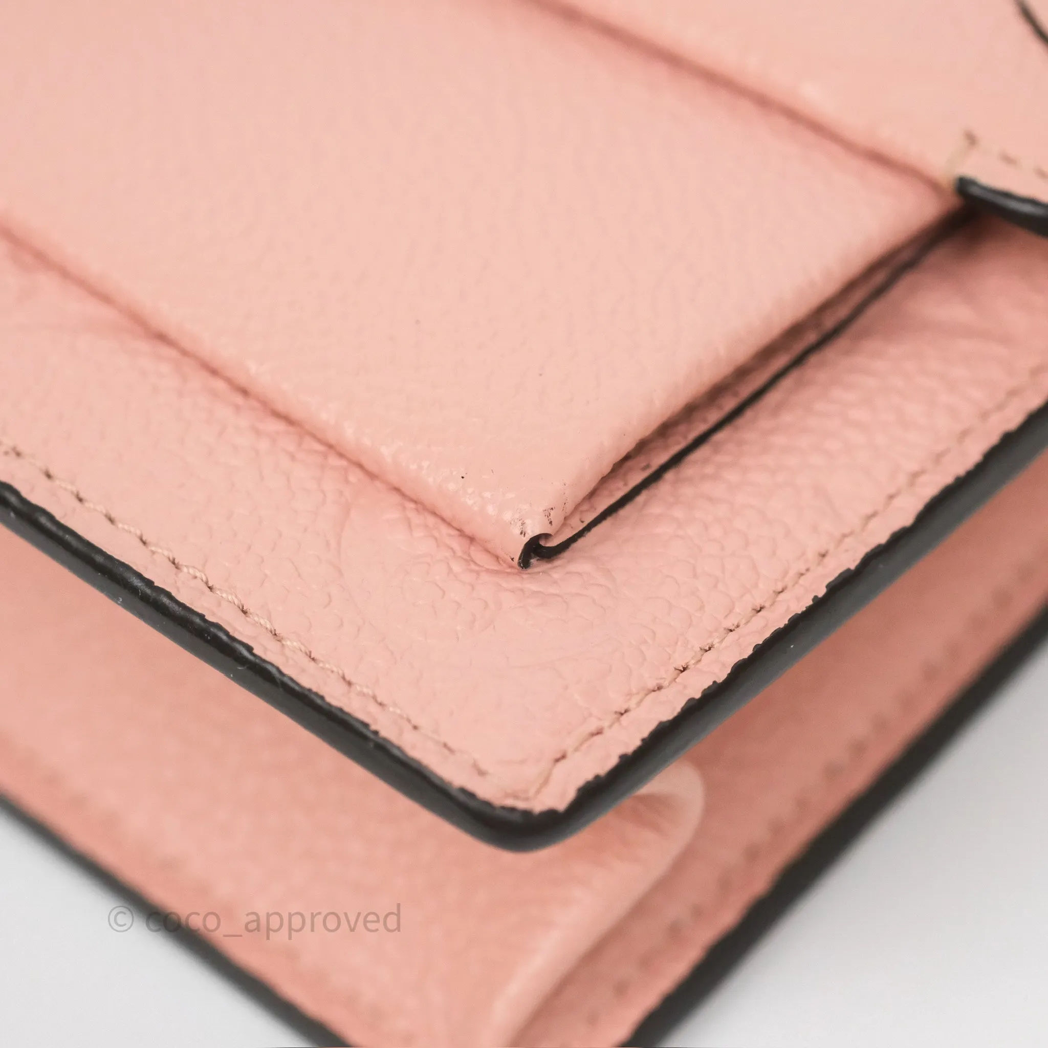Louis Vuitton Vavin Chain Wallet Rose Poudre Empreinte Monogram