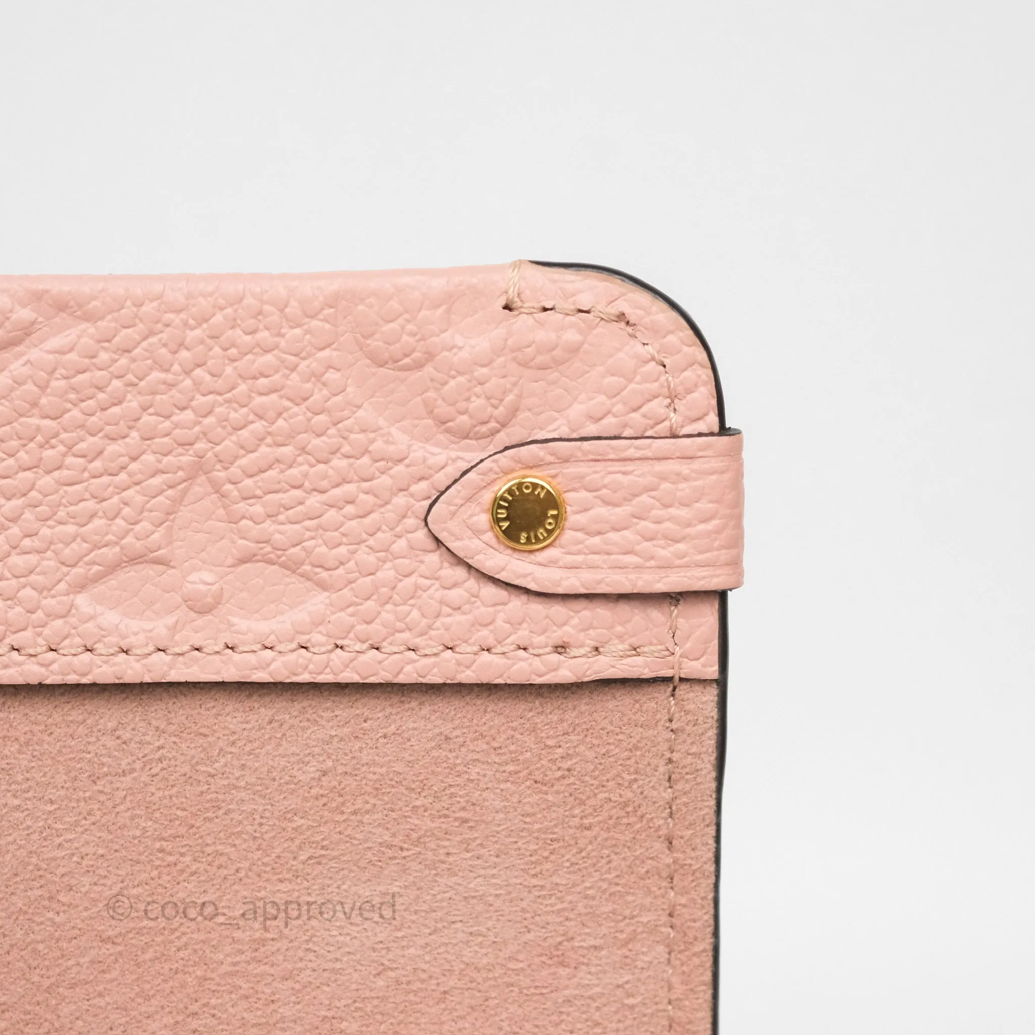 Louis Vuitton Vavin Chain Wallet Rose Poudre Empreinte Monogram