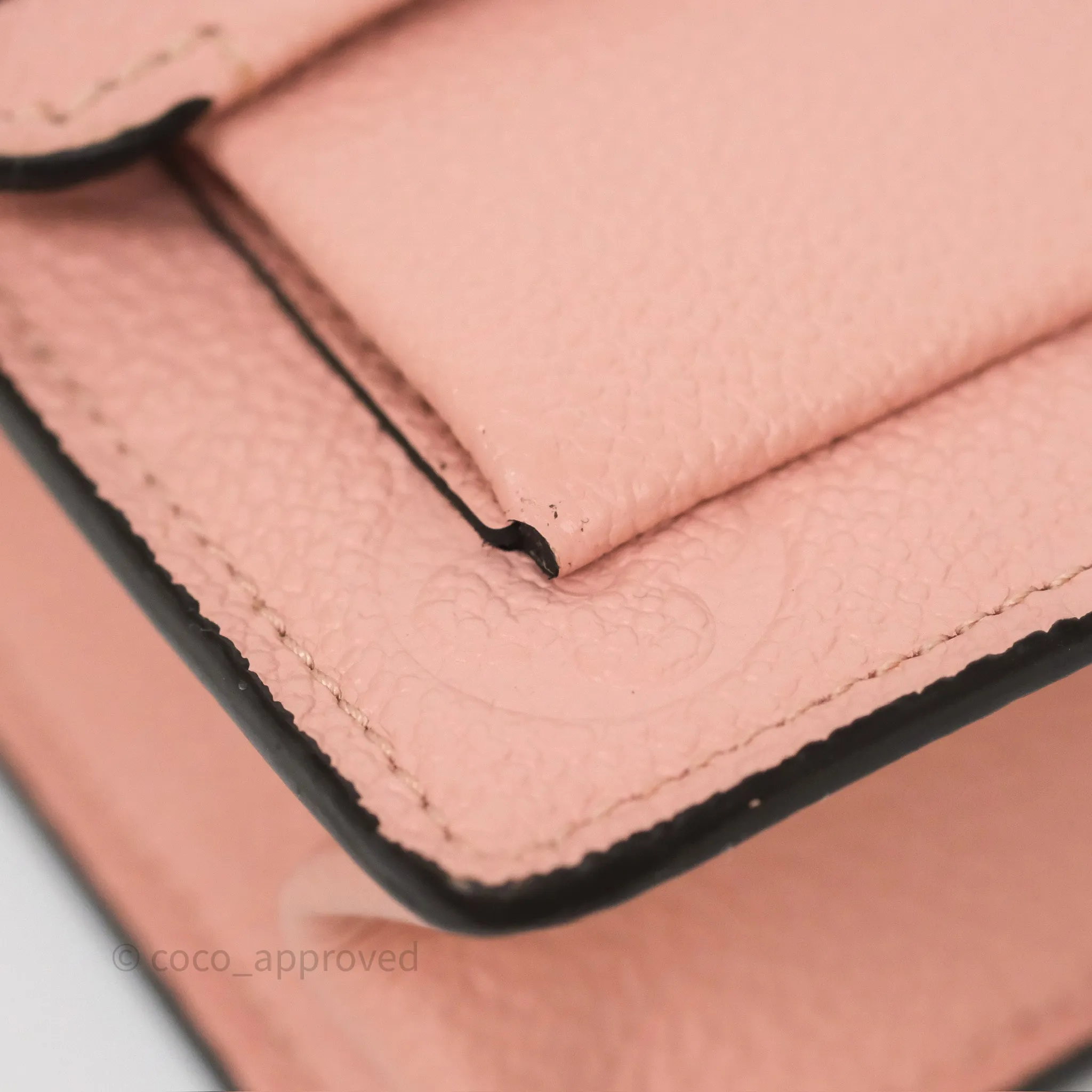 Louis Vuitton Vavin Chain Wallet Rose Poudre Empreinte Monogram