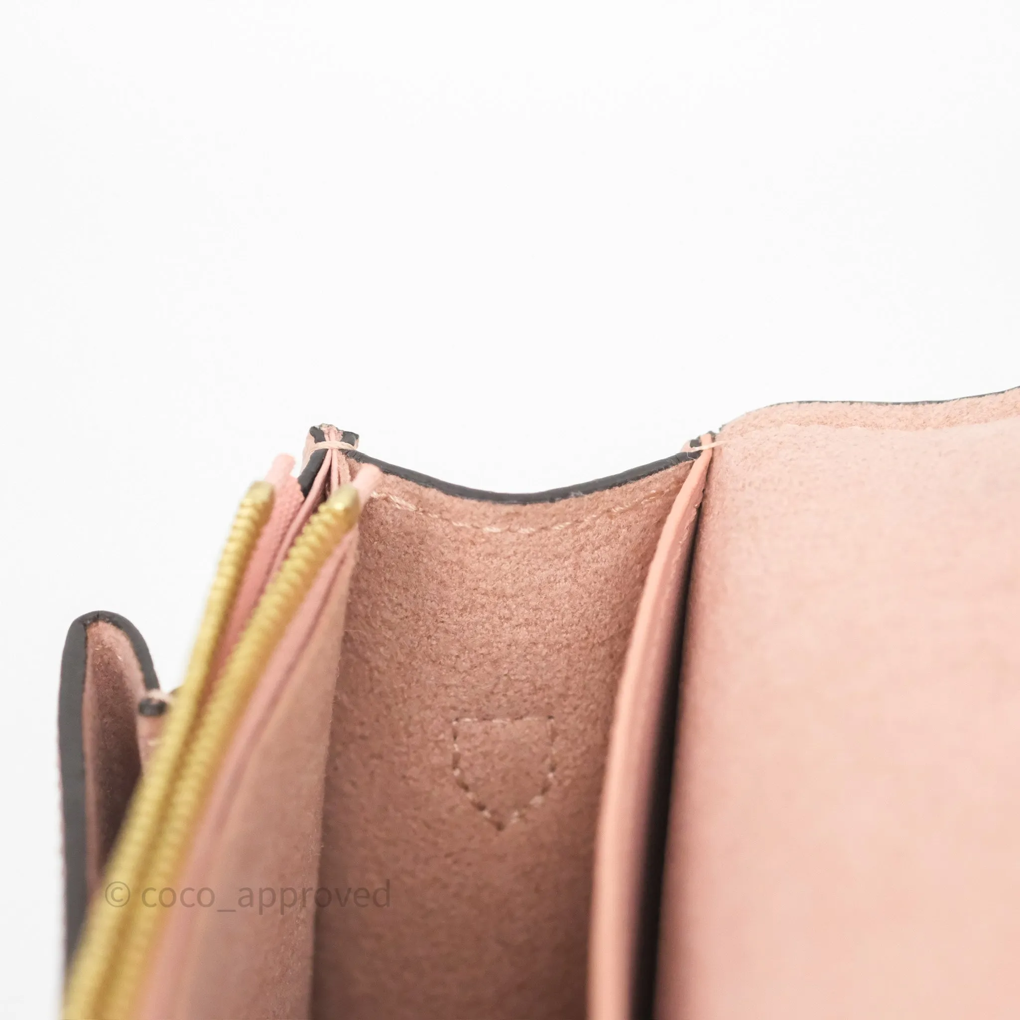 Louis Vuitton Vavin Chain Wallet Rose Poudre Empreinte Monogram