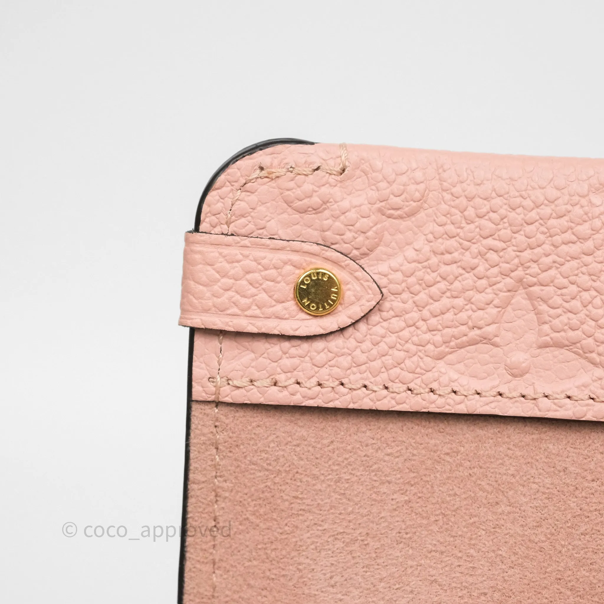 Louis Vuitton Vavin Chain Wallet Rose Poudre Empreinte Monogram