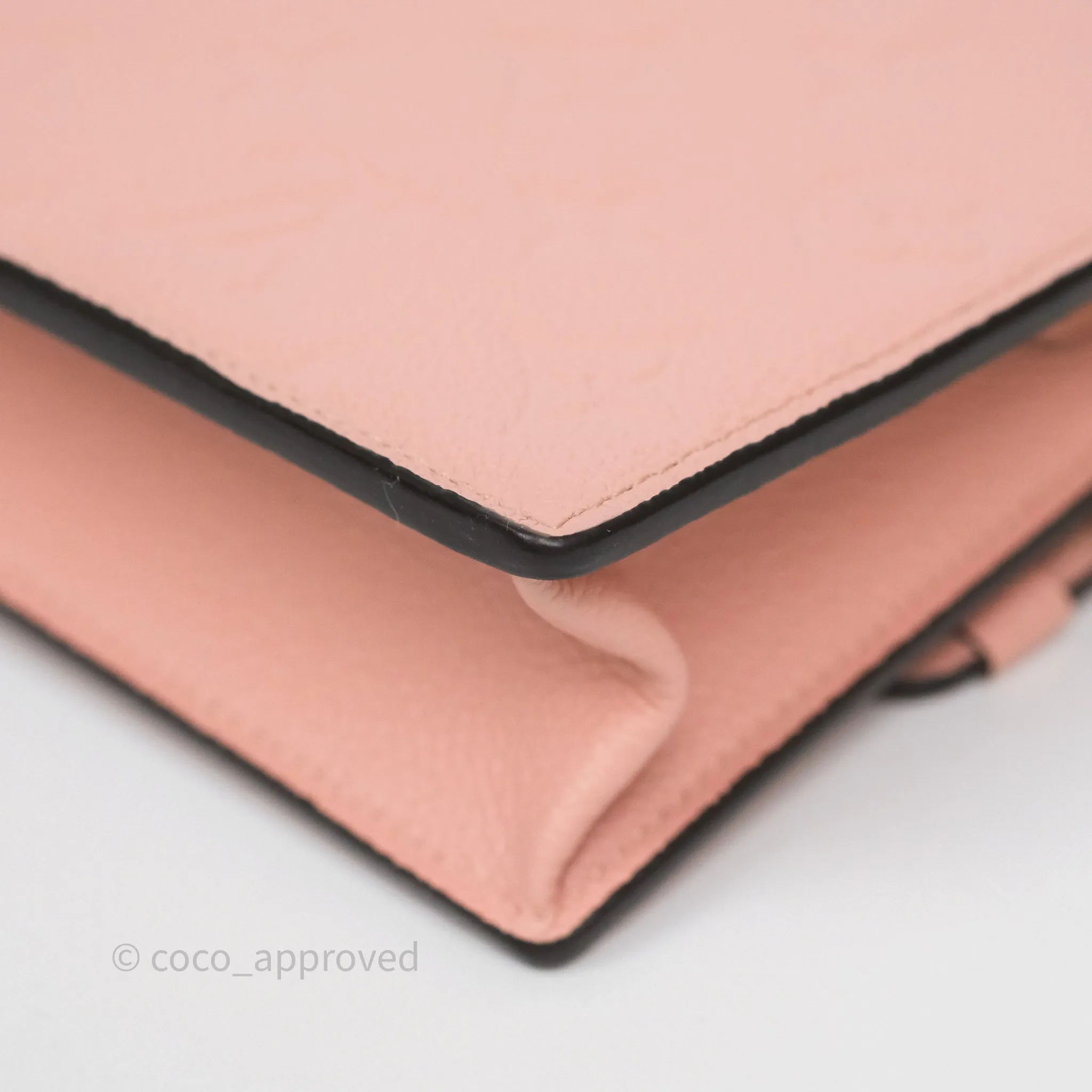 Louis Vuitton Vavin Chain Wallet Rose Poudre Empreinte Monogram