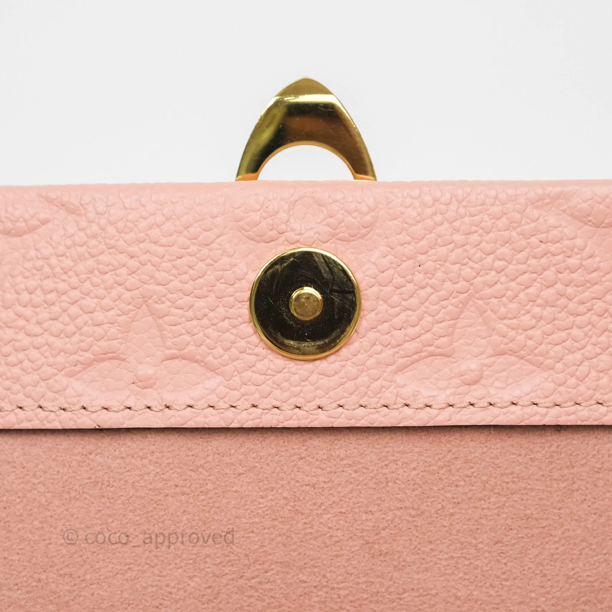 Louis Vuitton Vavin Chain Wallet Rose Poudre Empreinte Monogram