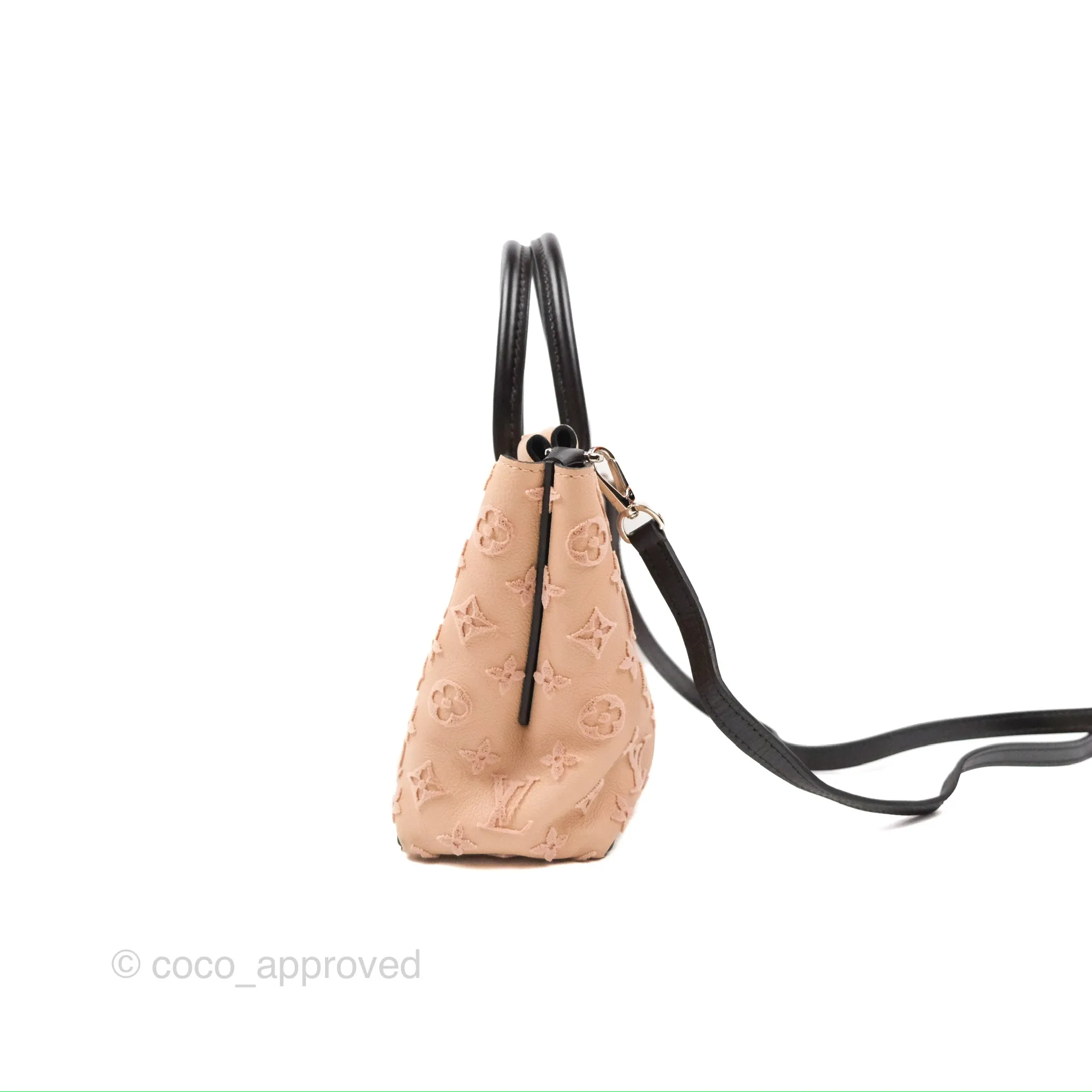 Louis Vuitton Veau Cachemire Tote W BB Petale Grained Calfskin