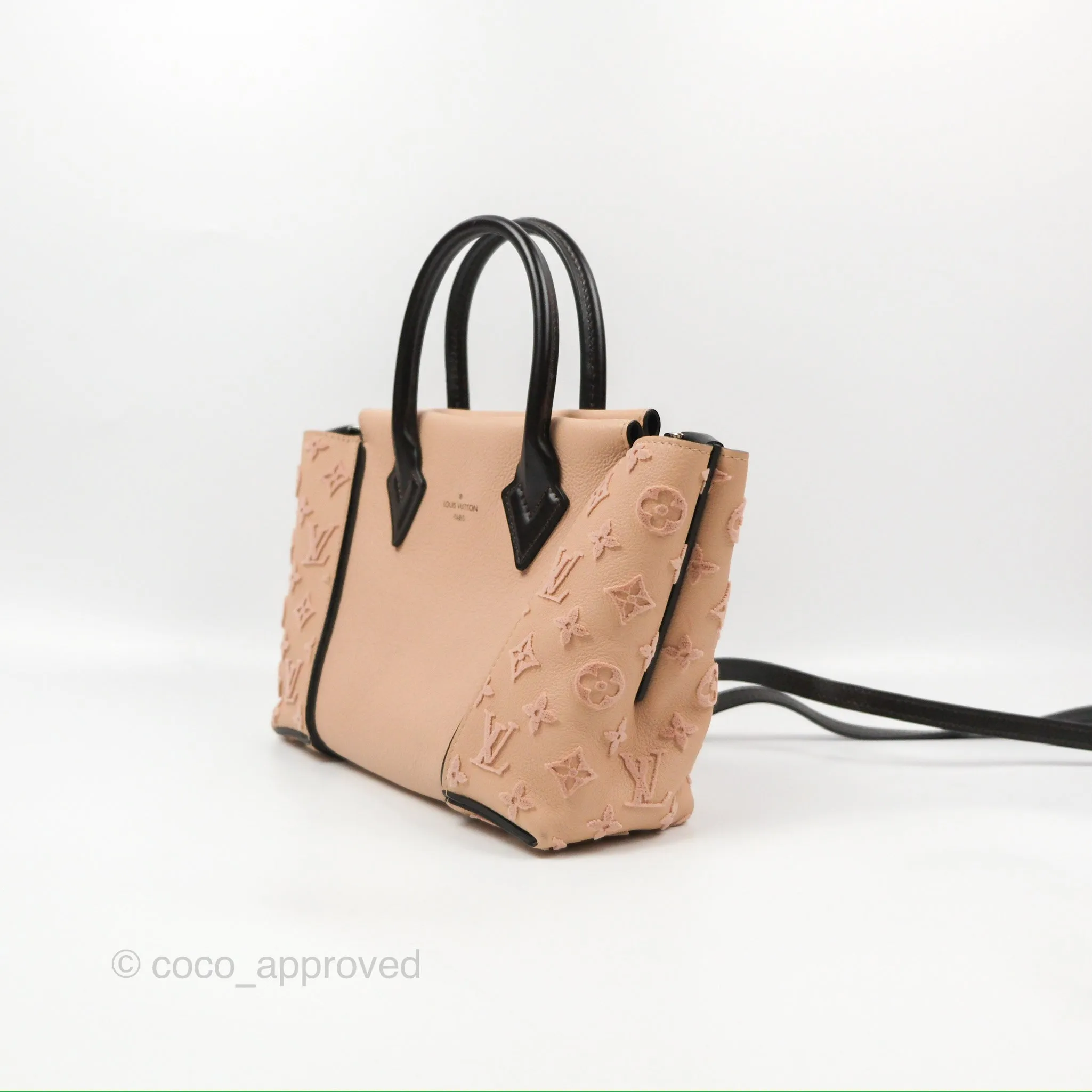 Louis Vuitton Veau Cachemire Tote W BB Petale Grained Calfskin